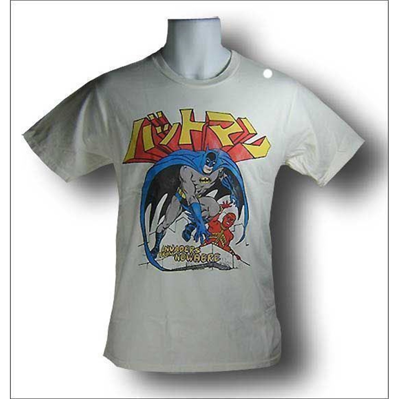 Batman Japanese Invaders T-Shirt by Junk Food, White