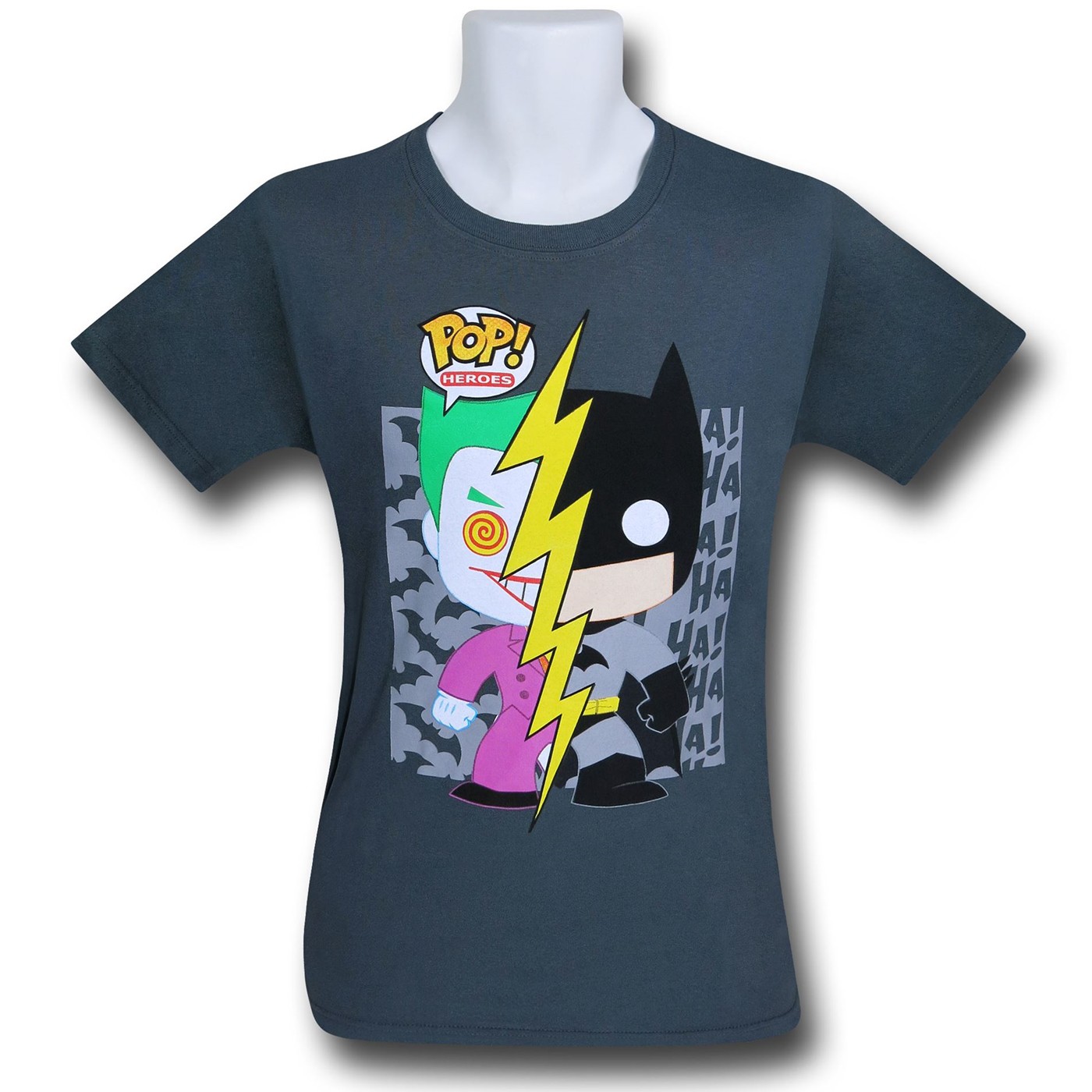 Batman & Joker Funko Kids T-Shirt, Grey