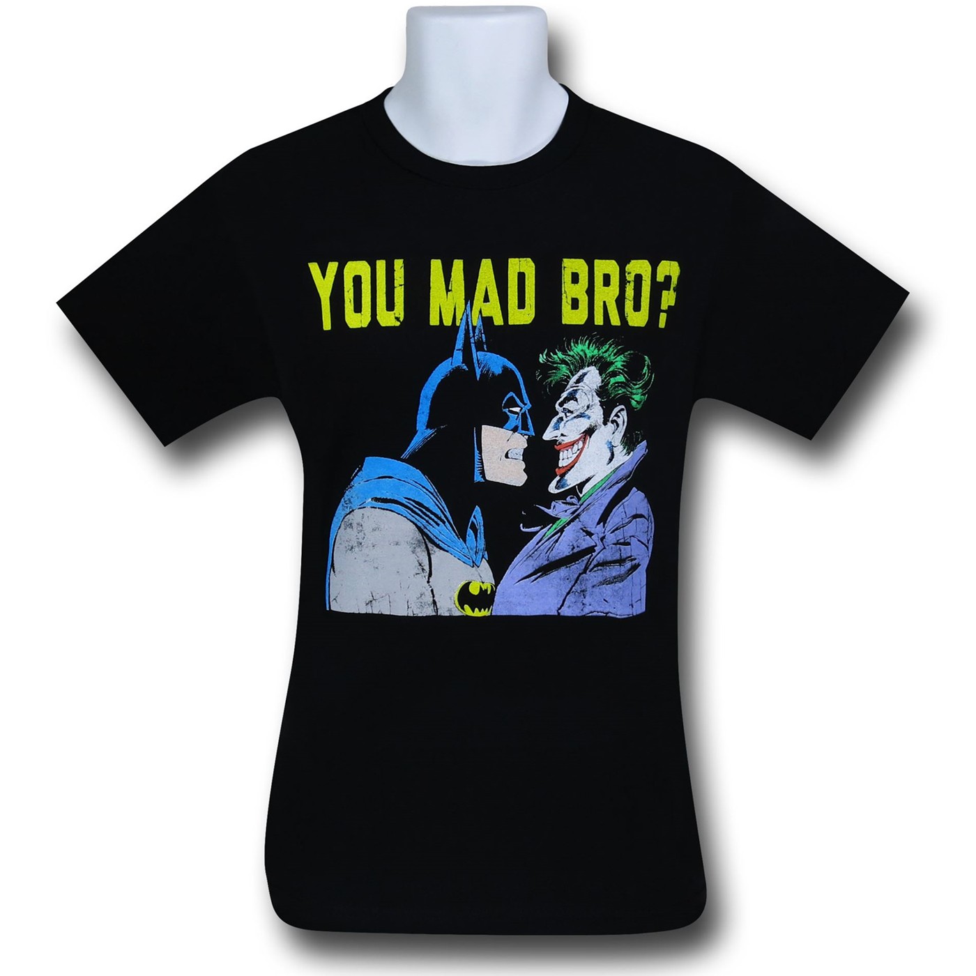 Batman Joker You Mad Bro T-Shirt, Black