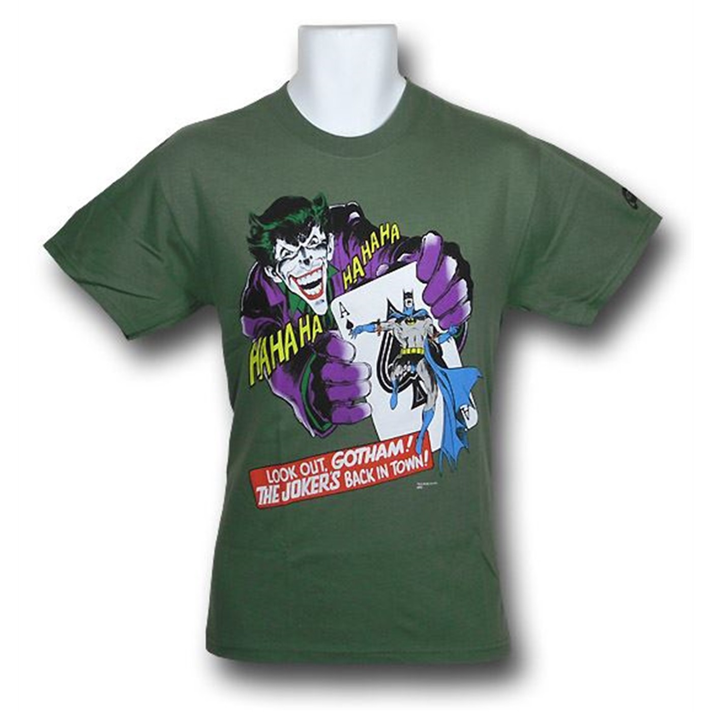 Batman Joker's Back T-Shirt, Green