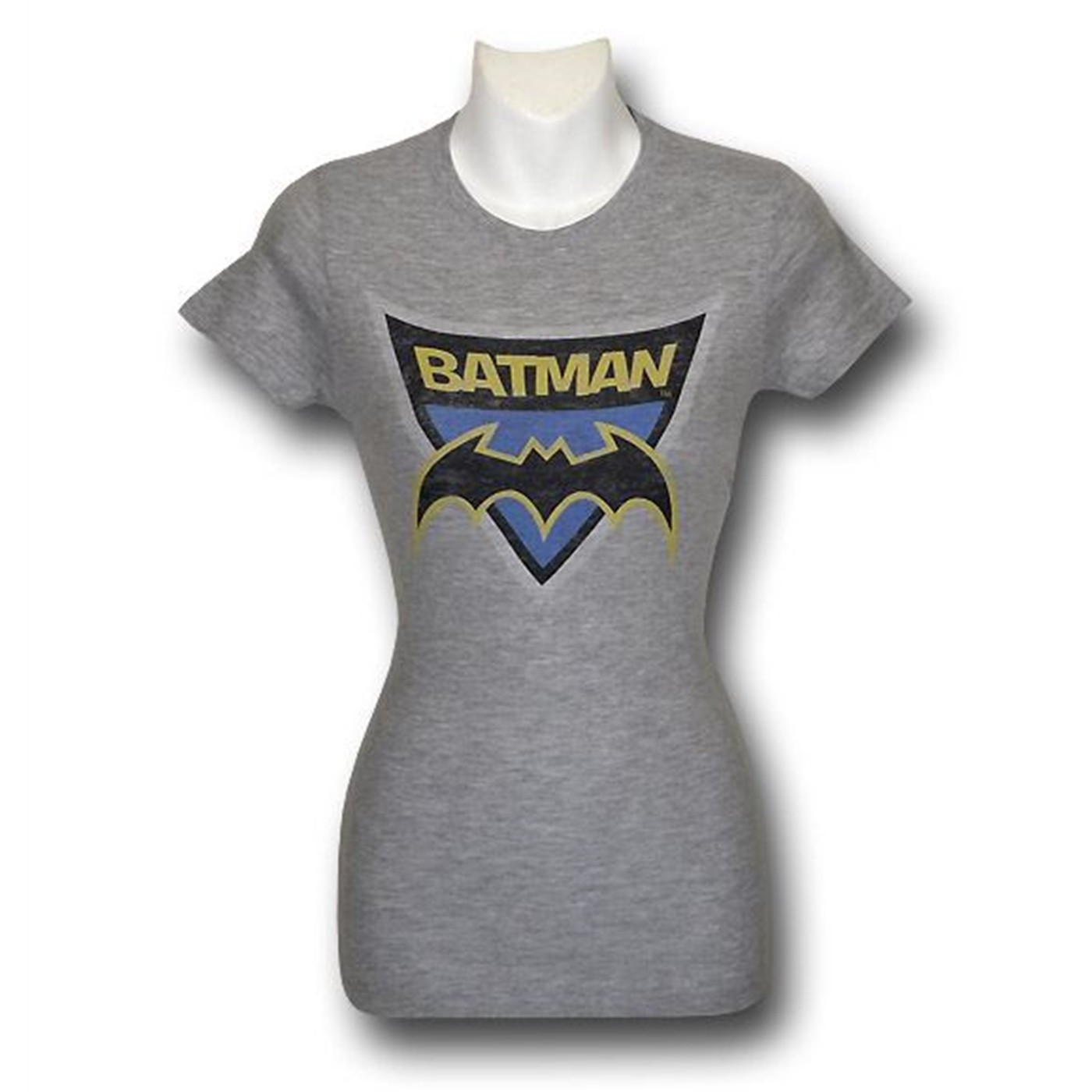 Batman Women's Brave and Bold T-Shirt, Grey