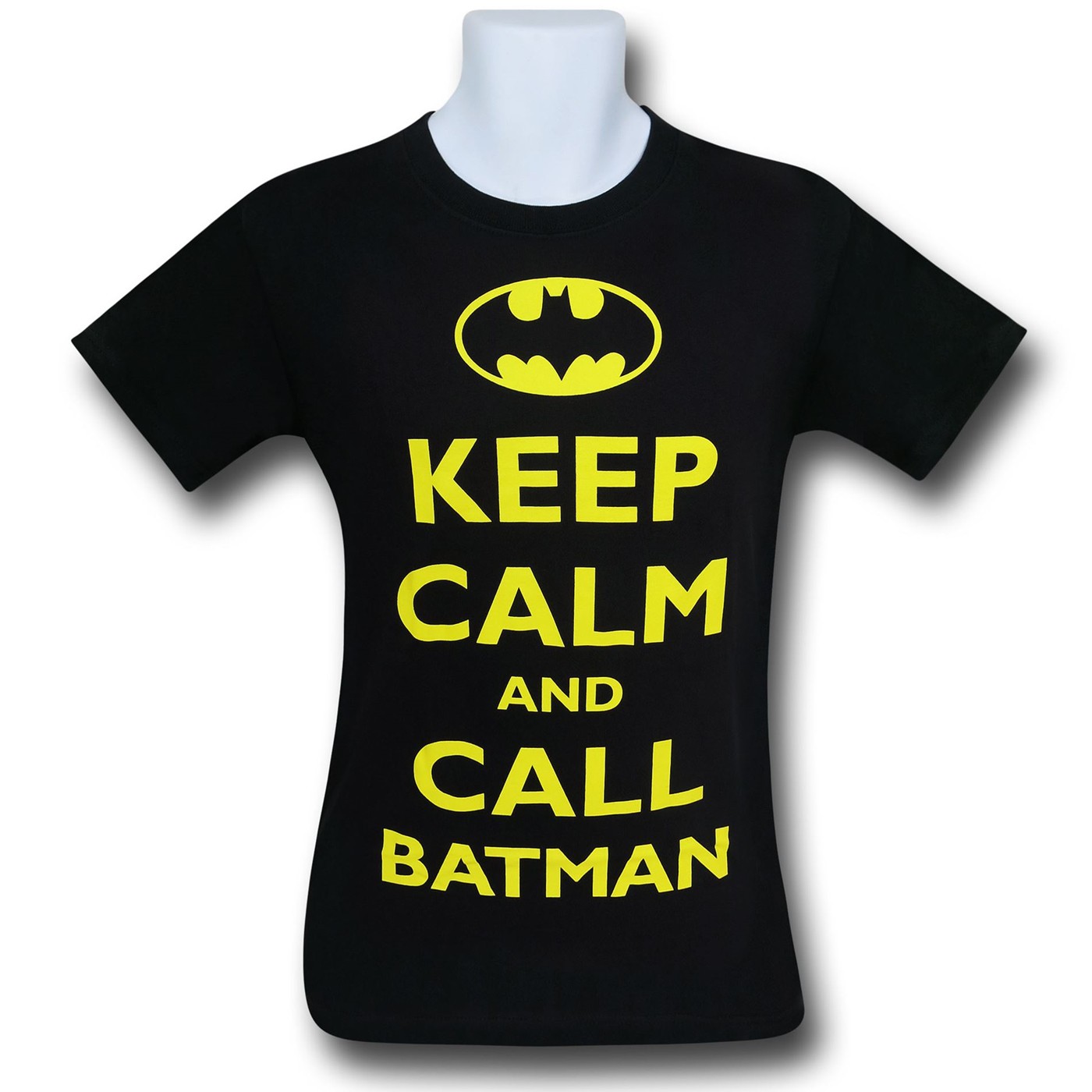 Batman Keep Calm and Call Batman T-Shirt, Black