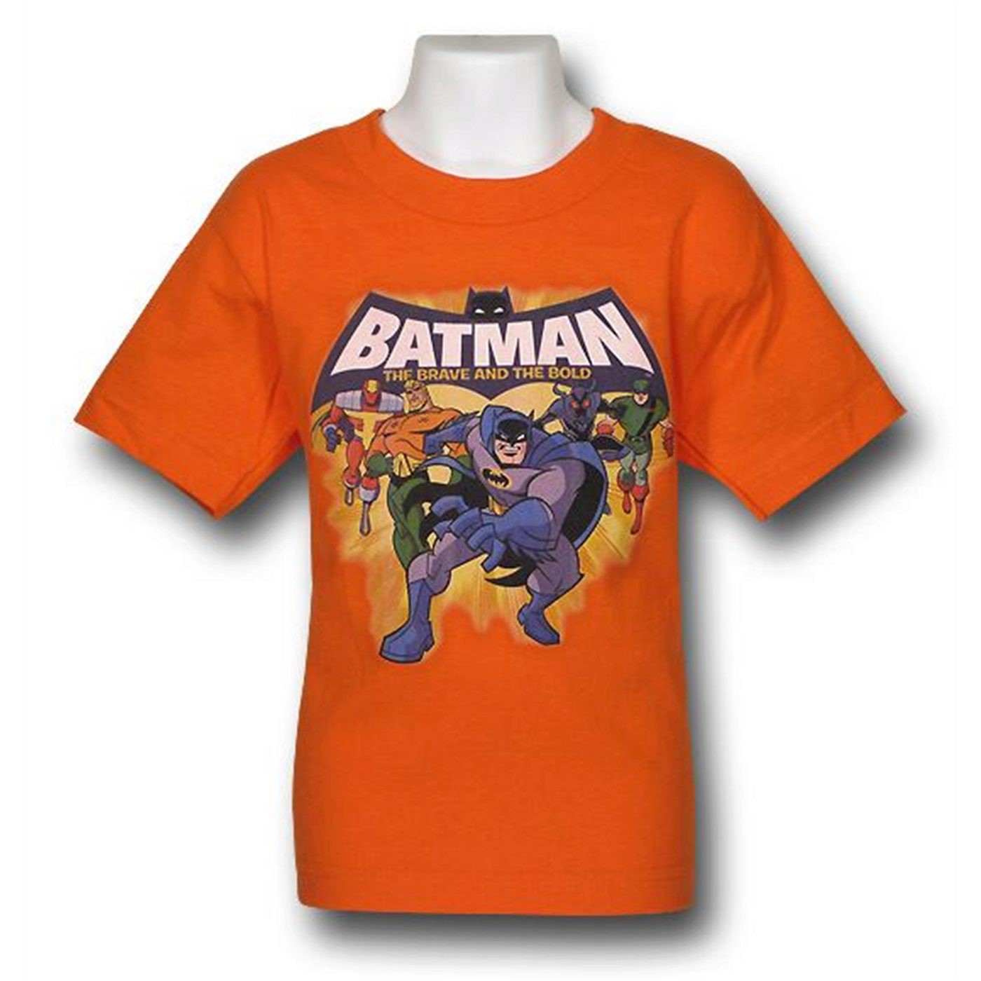 Batman Kids  Brave &  Bold Group T-Shirt, Orange