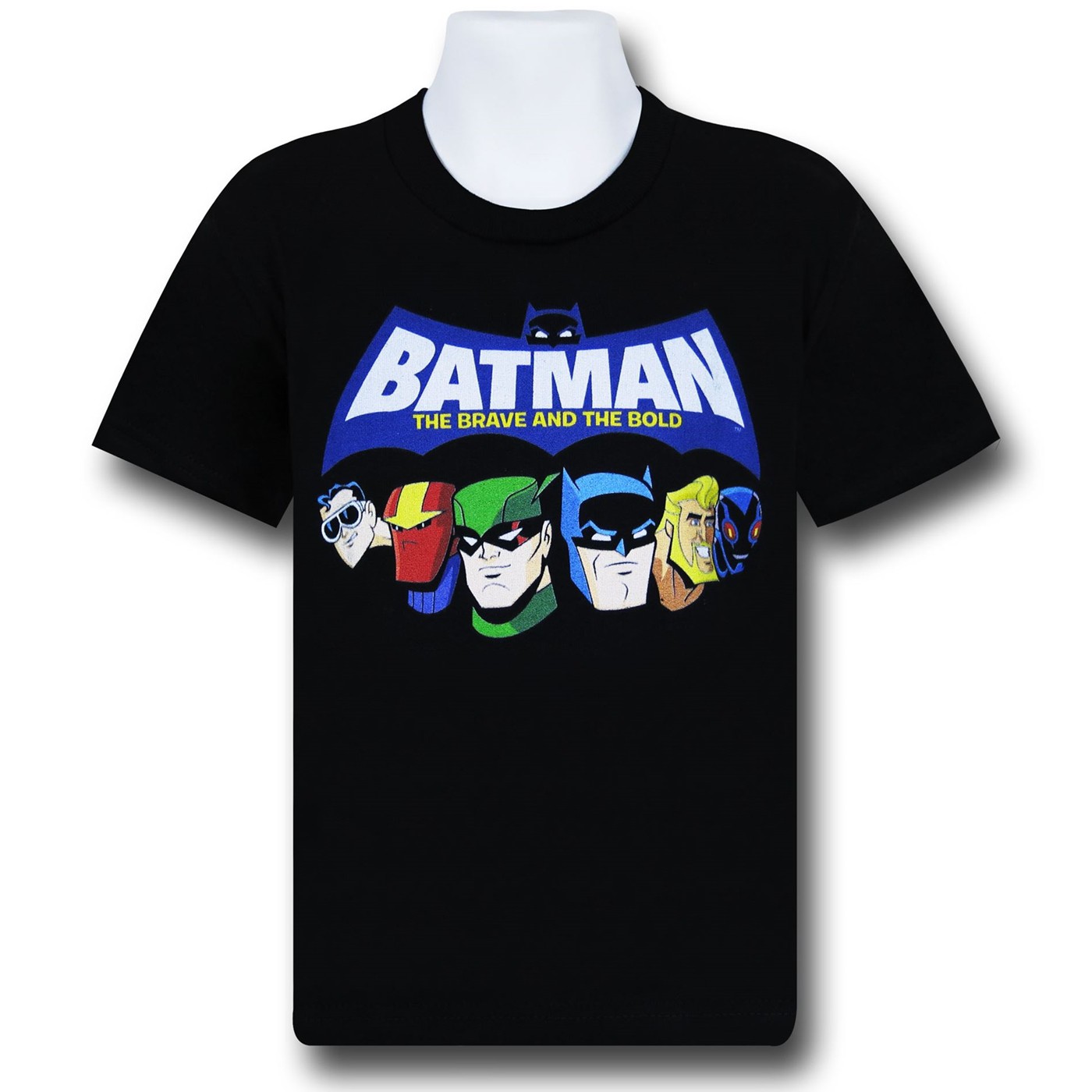 Batman Kids Brave And The Bold Heads T-Shirt, Black