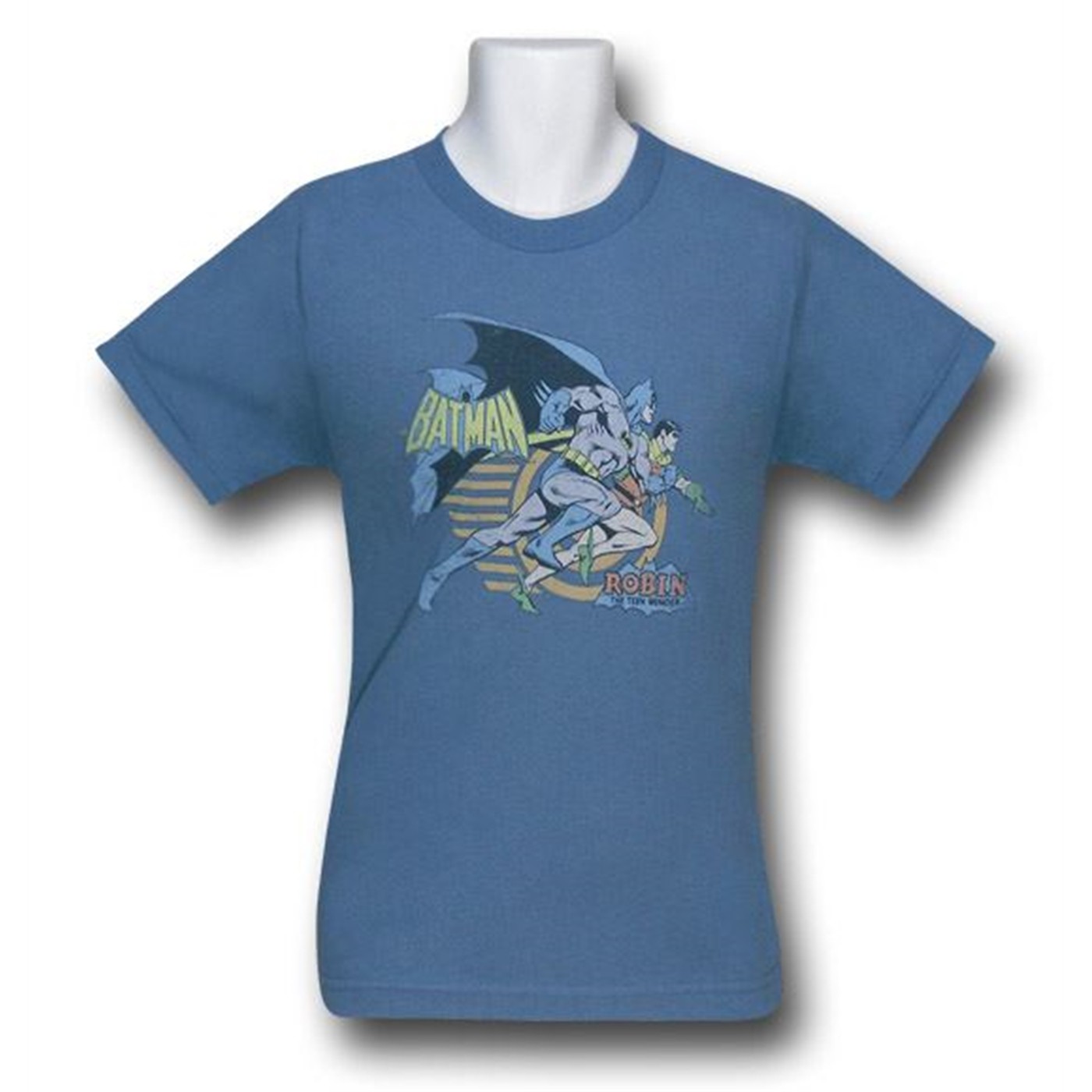 Batman & Robin Running Kids T-Shirt, Blue