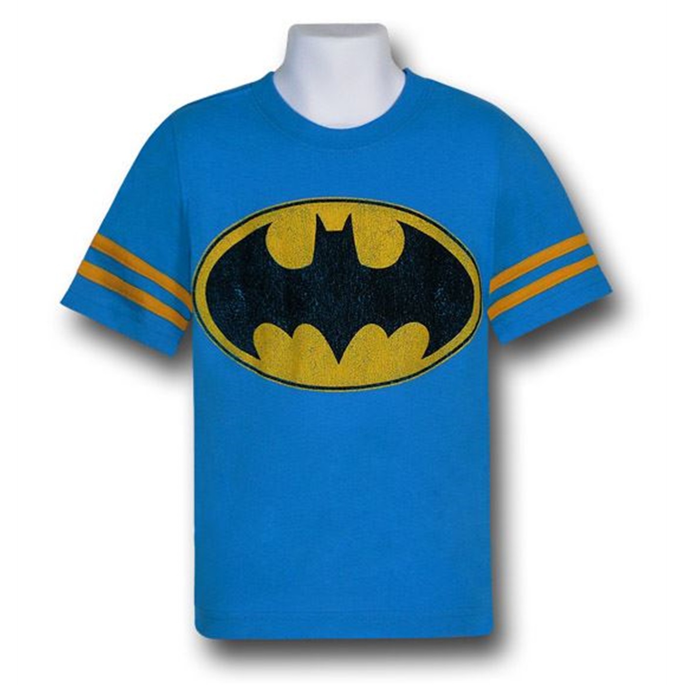 Batman Kids Blue Athletic T-Shirt, Blue