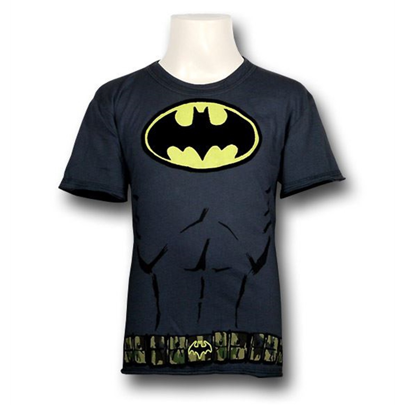 Batmam Kids Costume 30 Single T-Shirt, Grey