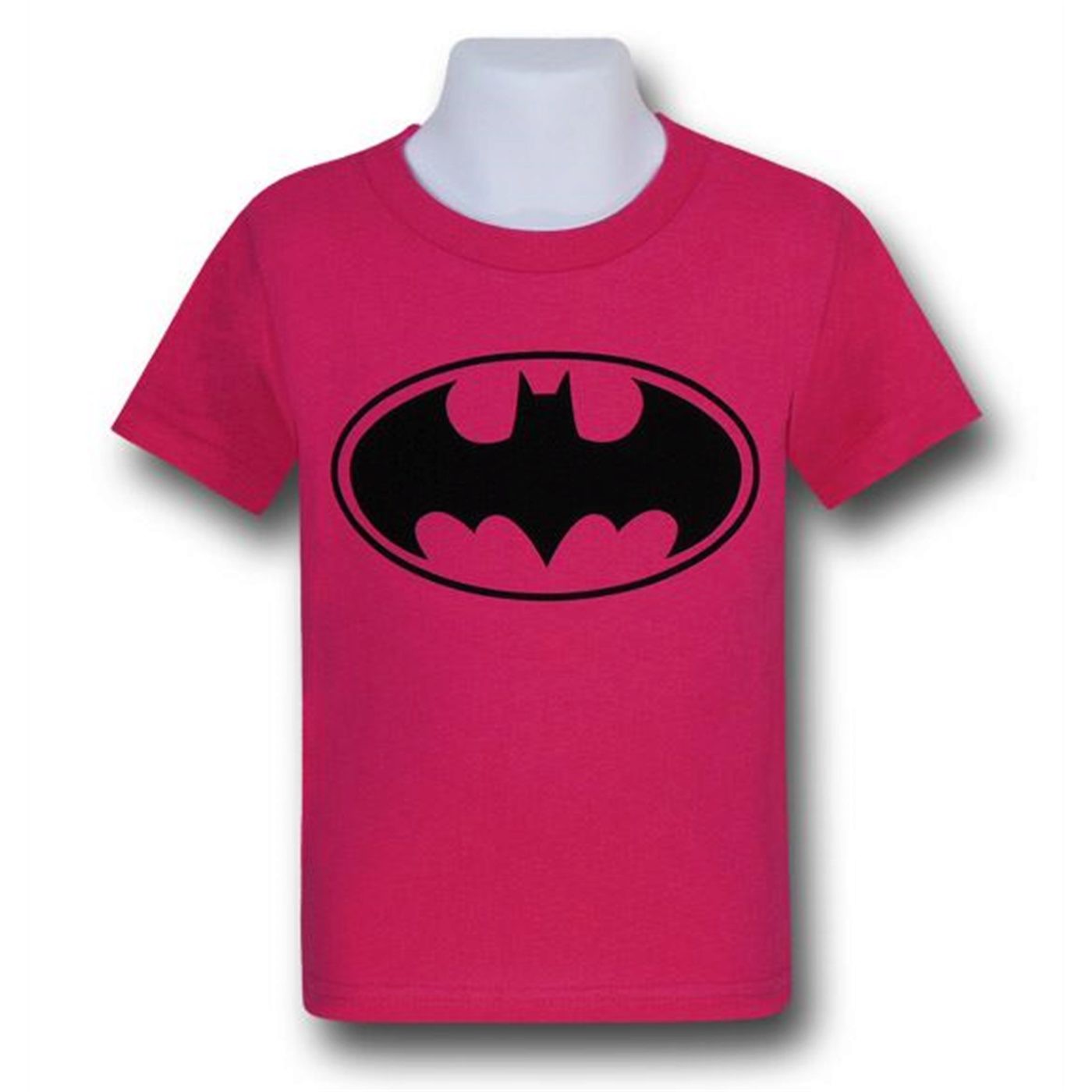 Batman Kids Symbol Pink T-Shirt, Pink