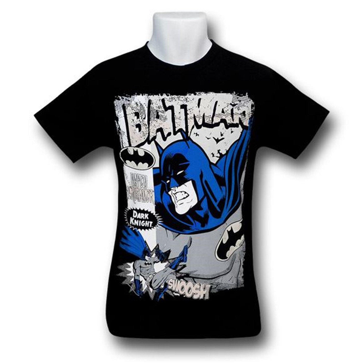 Batman UV Colored Kids Black T-Shirt, Black