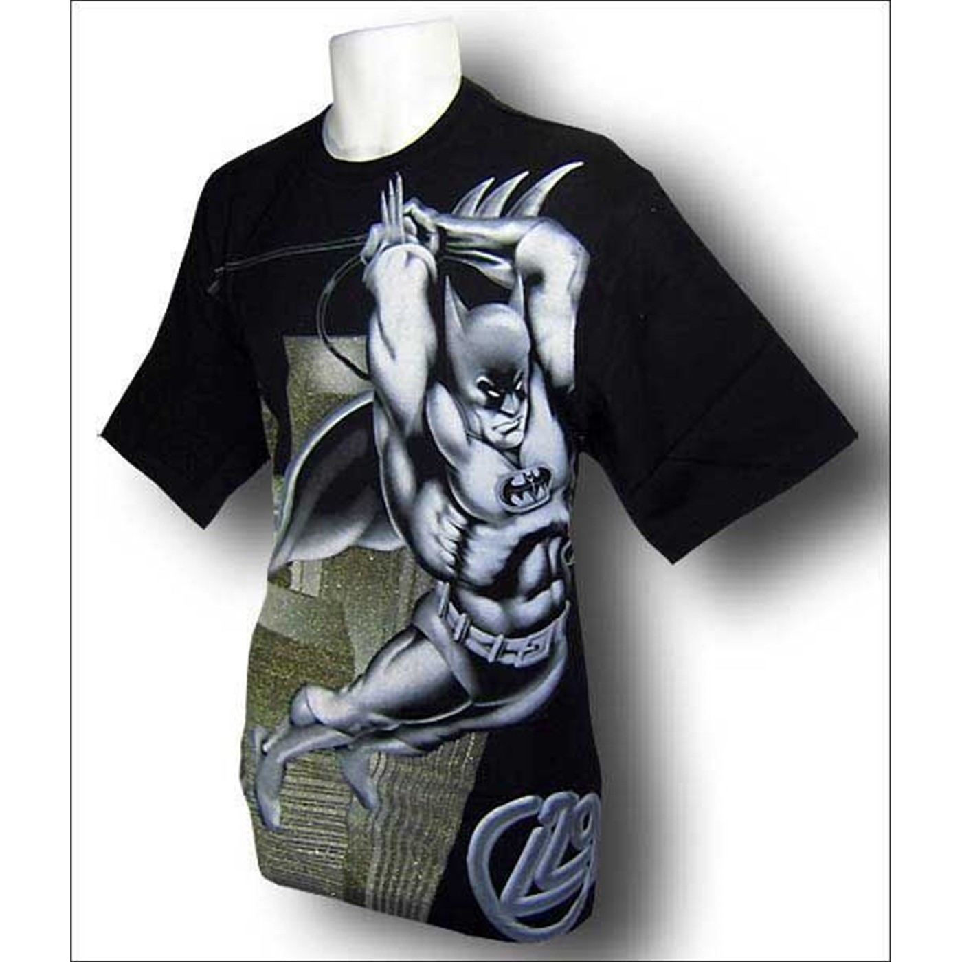Batman Airbrush Black Lot 29 T-Shirt, Black