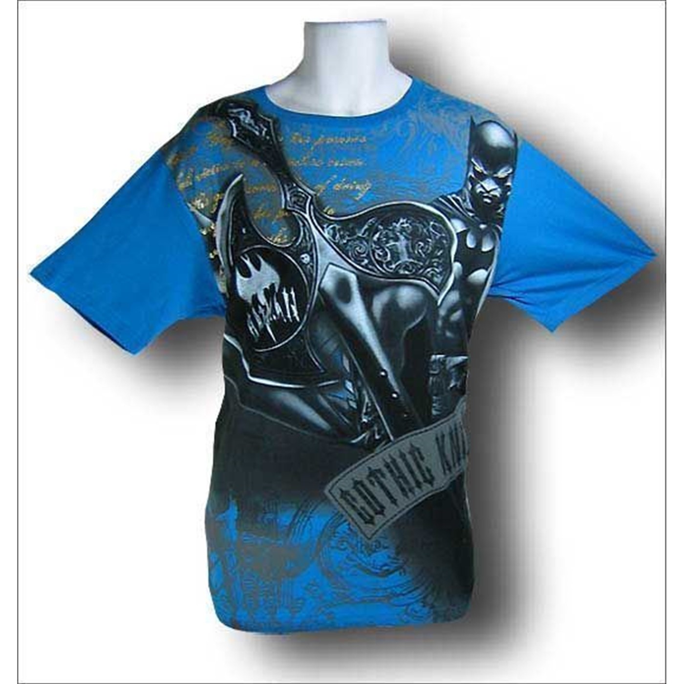 Batman Blue Battleaxe Lot 29 T-Shirt, Blue