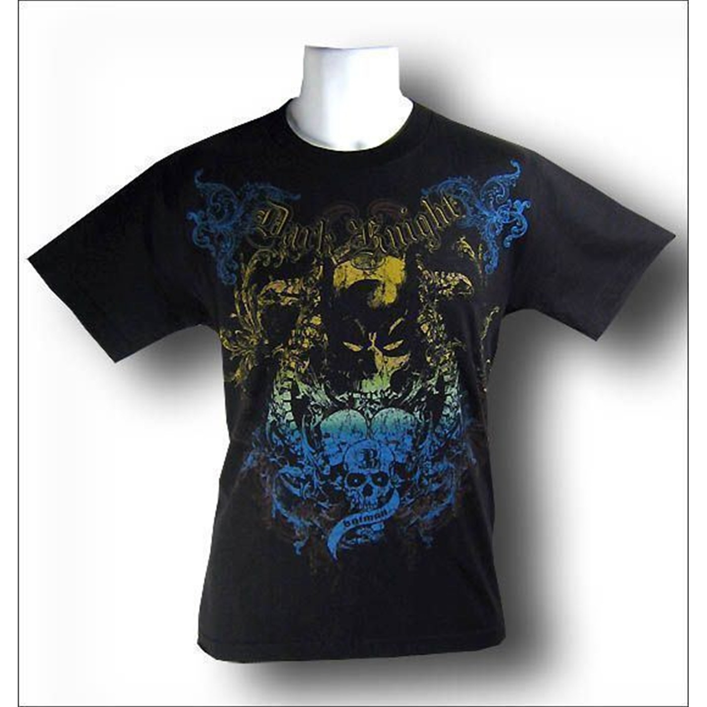 Batman Miami Skull Bat T-Shirt, Black