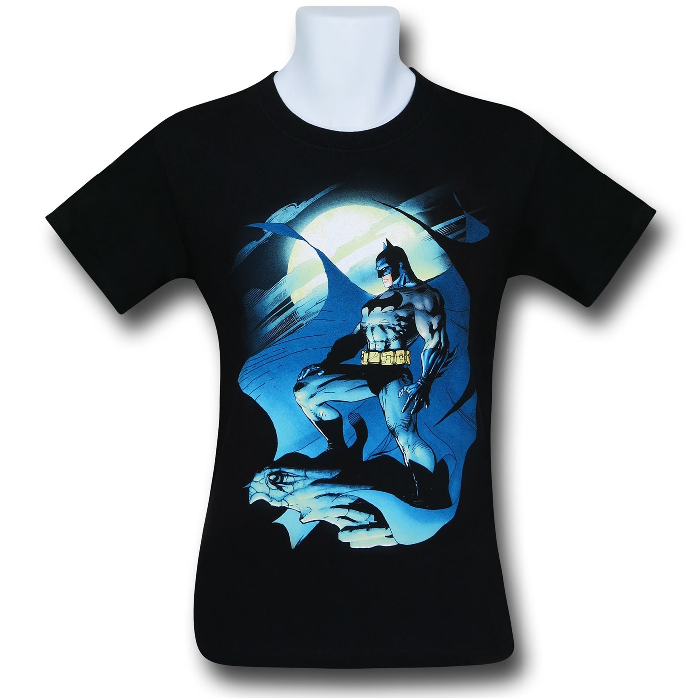 Batman Glow of the Moon T-Shirt, Black
