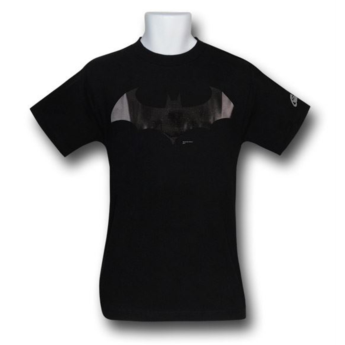 Batman Metalix Foil Symbol T-Shirt, Grey