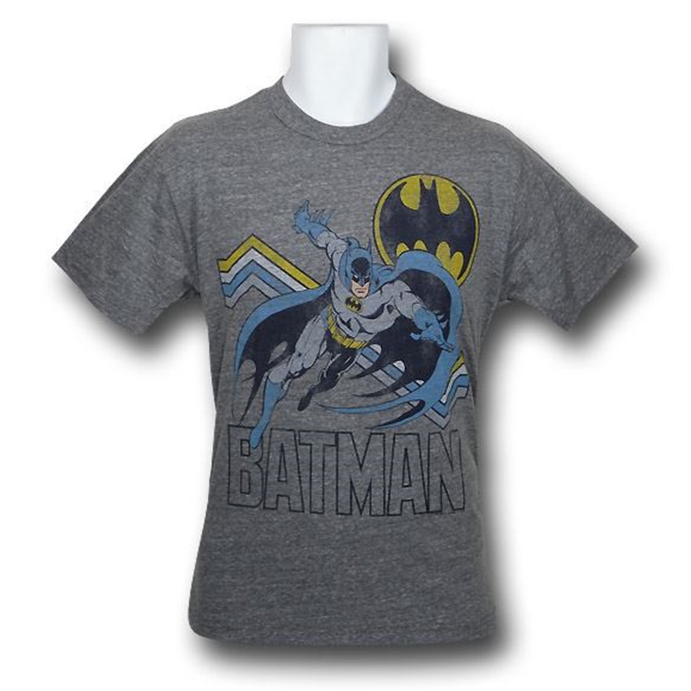 Batman Neal Adams Junk Food T-Shirt, Grey