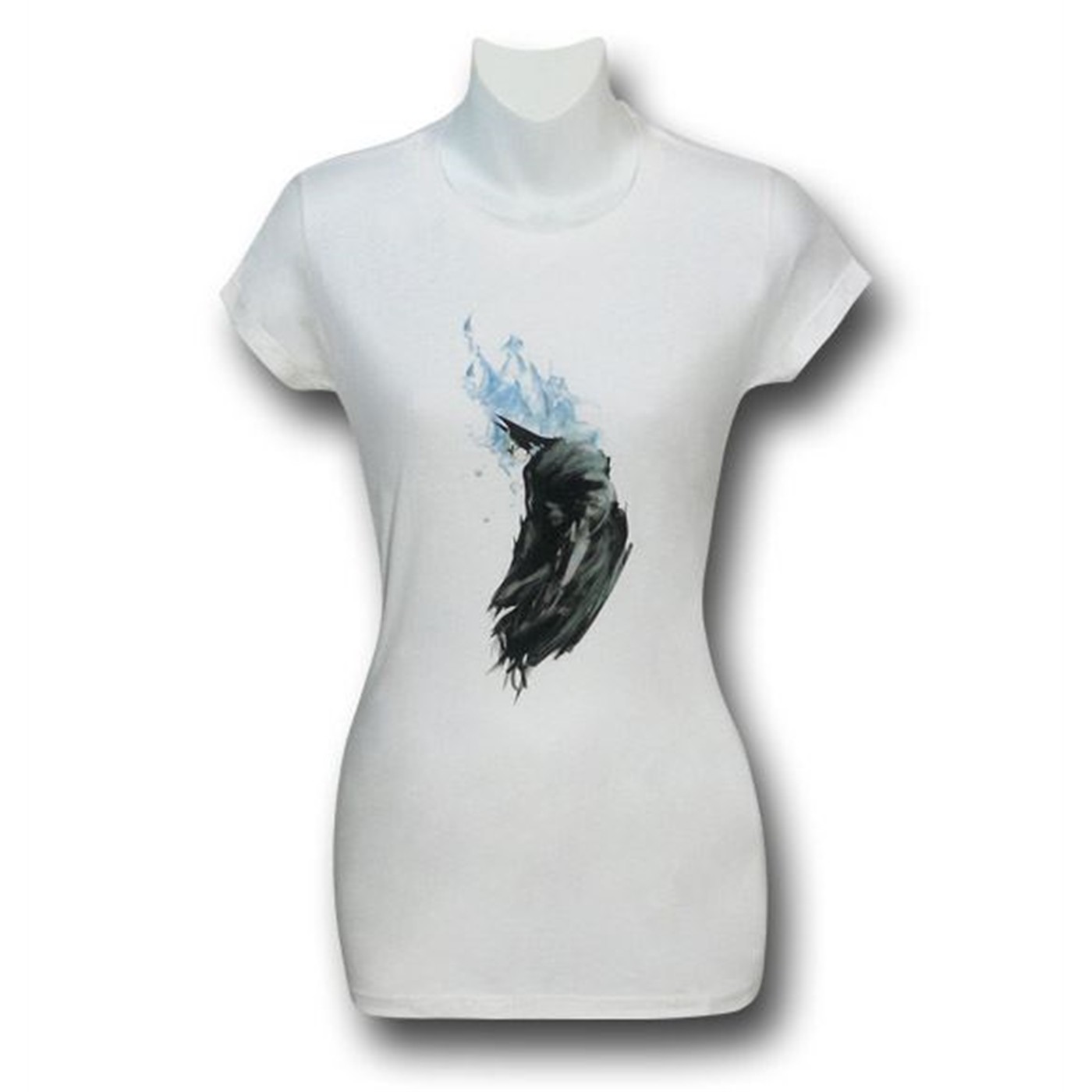 Batman Paint Wash Women's T-Shirt, White