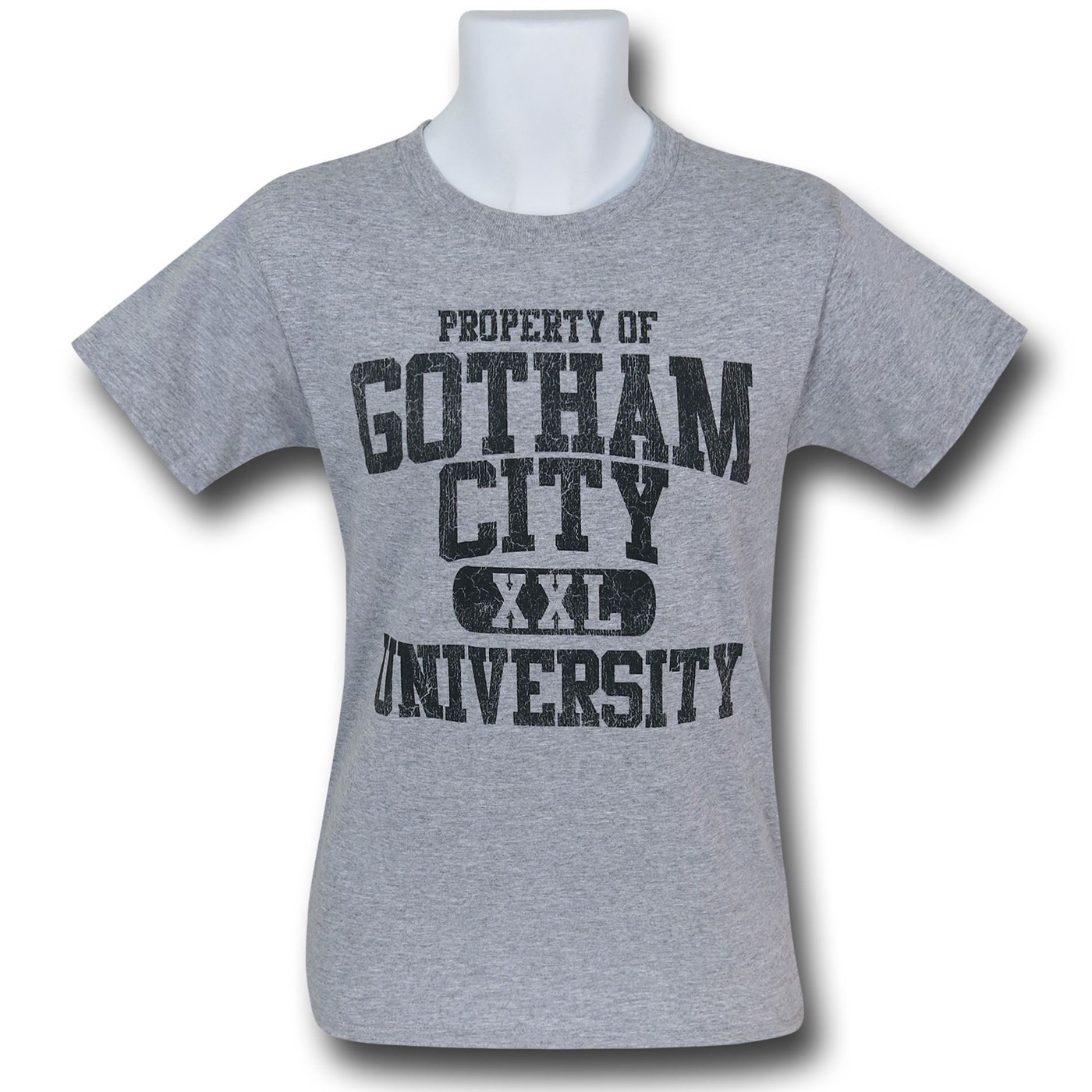 Batman Property of Gotham University T-Shirt, Grey