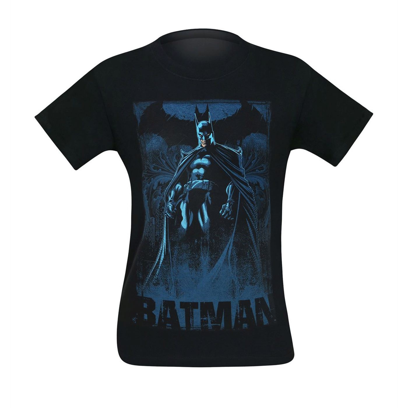 Batman Protector of Night Men's T-Shirt, Black