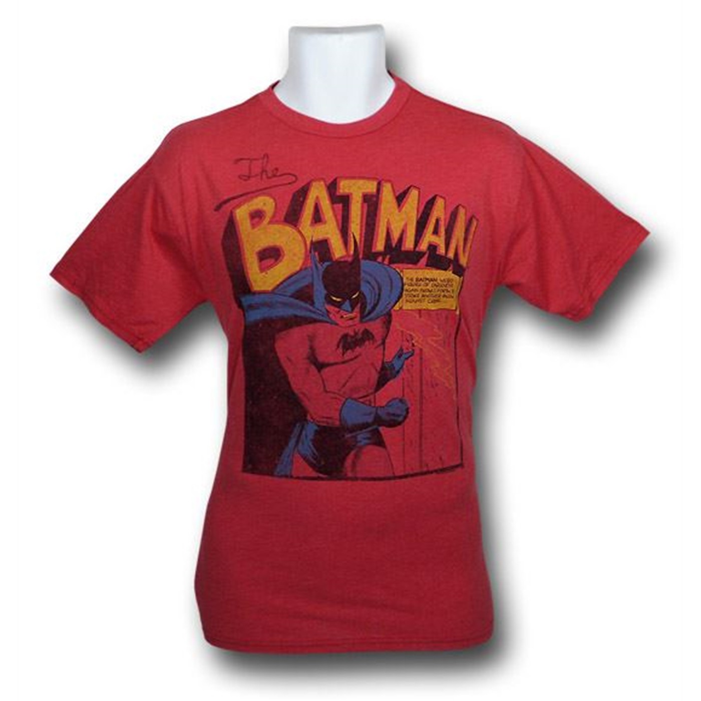 Batman Prowls Forth Junk Food T-Shirt, Red