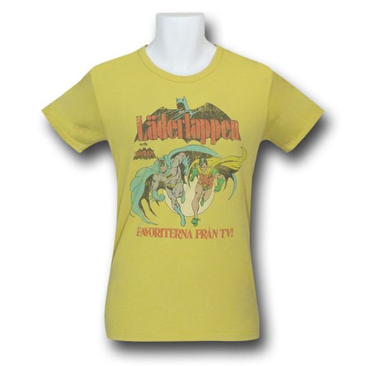 Batman & Robin Swedish Duo Trunk T-Shirt, Yellow