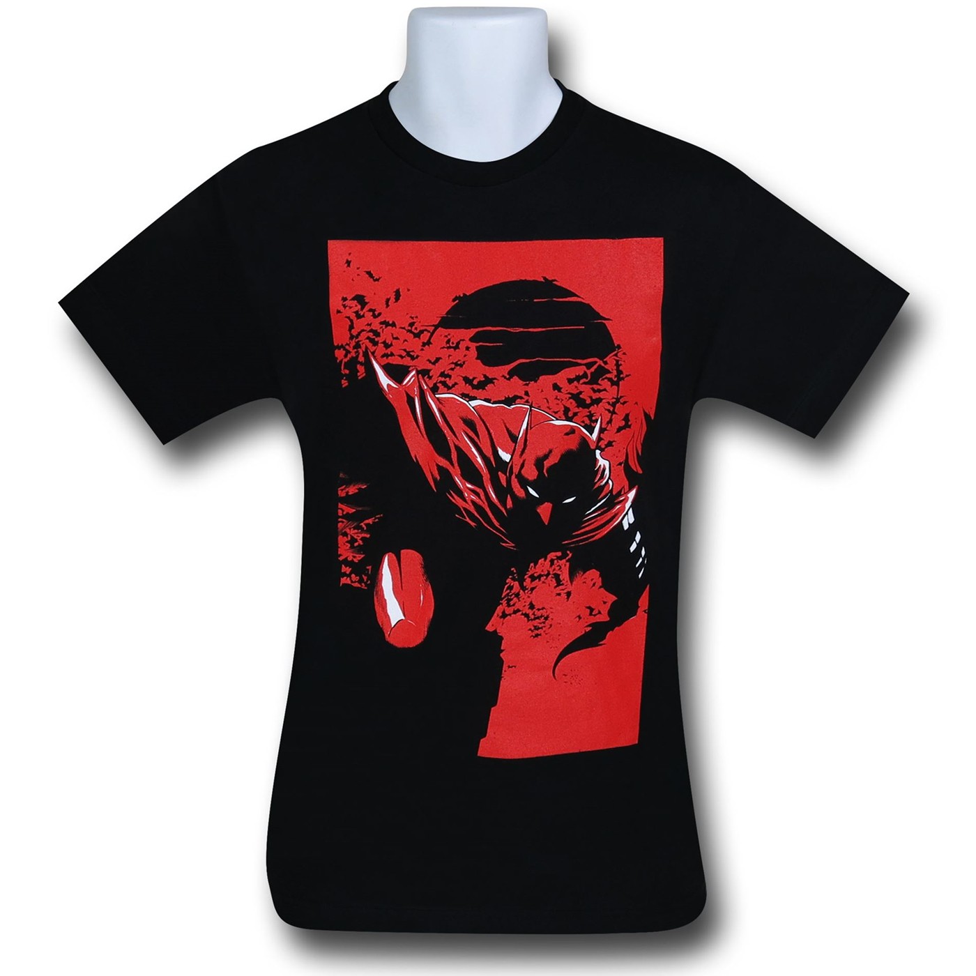 Batman Red Knight Sky T-Shirt, Black