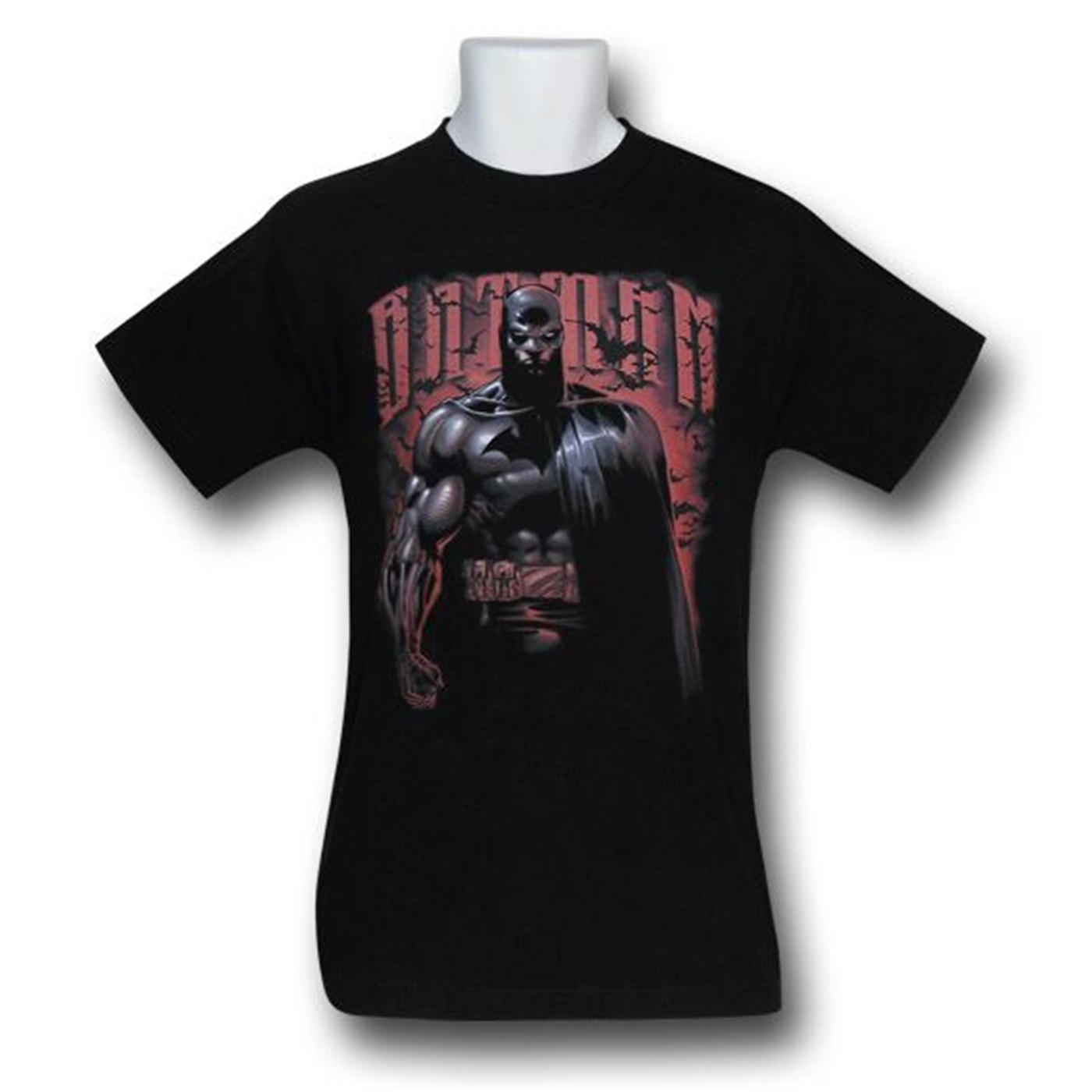 Batman Red Knight T-Shirt, Black