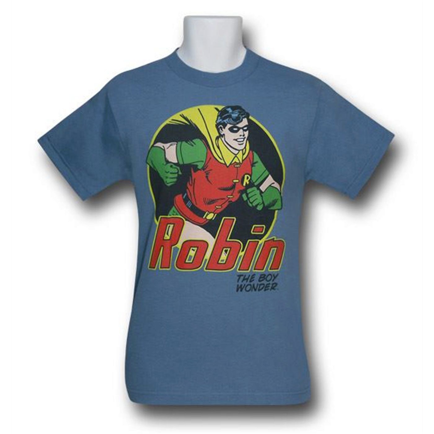 Robin Circle Slate Blue T-Shirt, Blue