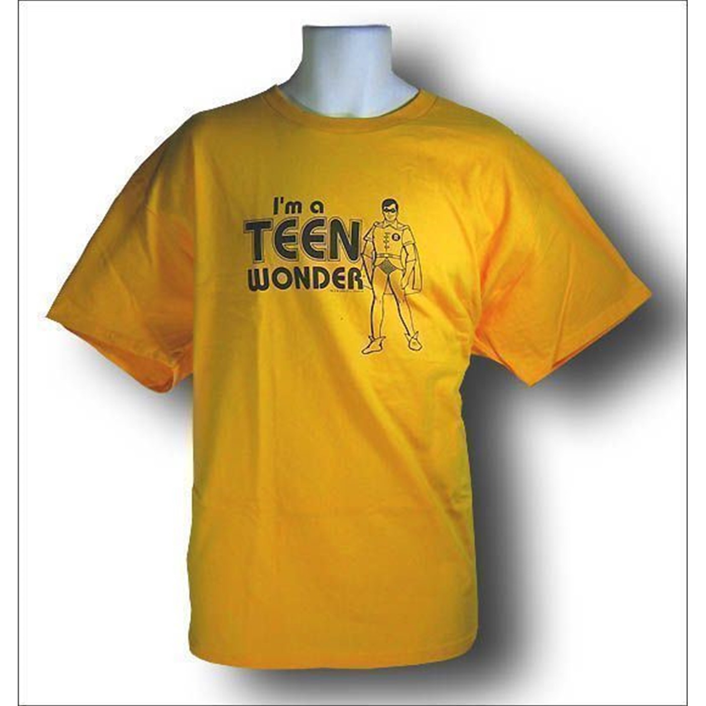Robin 'I'm A Teen Wonder' T-Shirt, Yellow