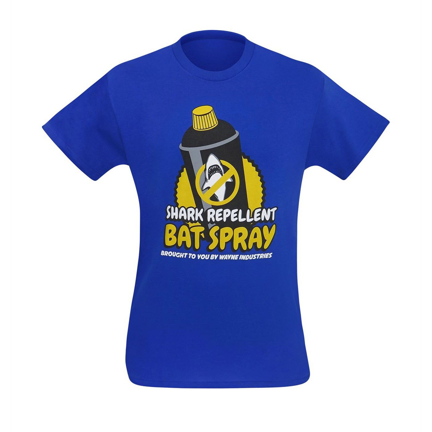 Shark Repellent Bat Spray Men's T-Shirt, Blue