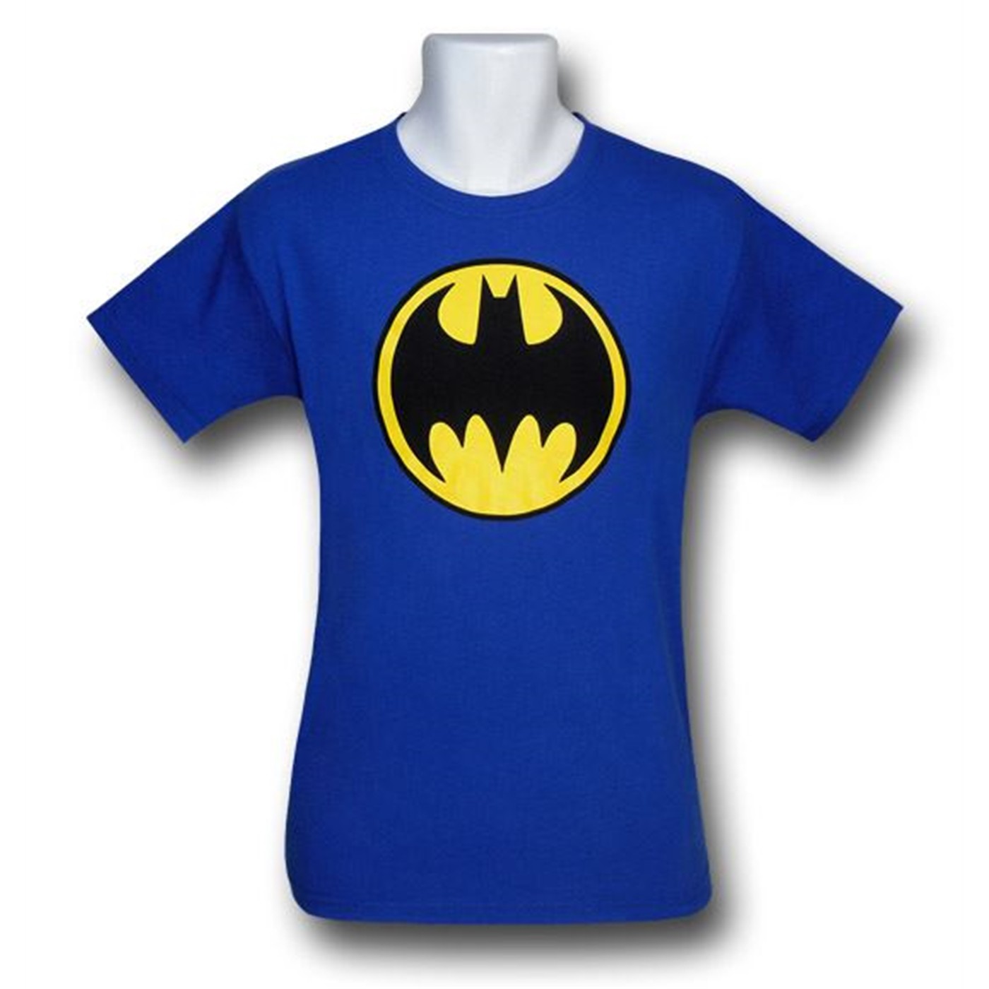 Batman Bat Signal Blue Kids T-Shirt, Blue
