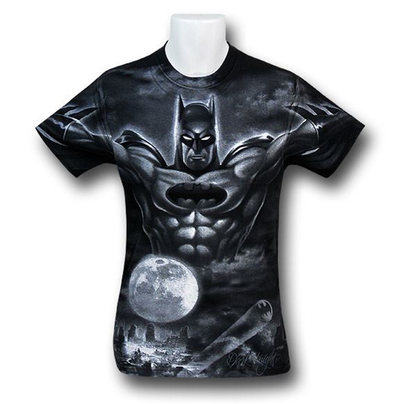 Batman Stretch Sublimated T-Shirt, Black