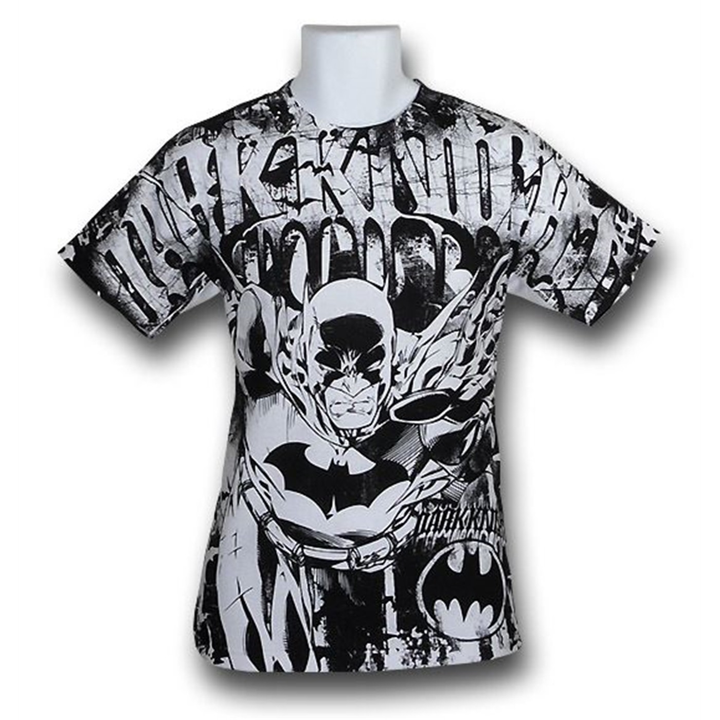 Batman the Dark Knight Strikes T-Shirt, White