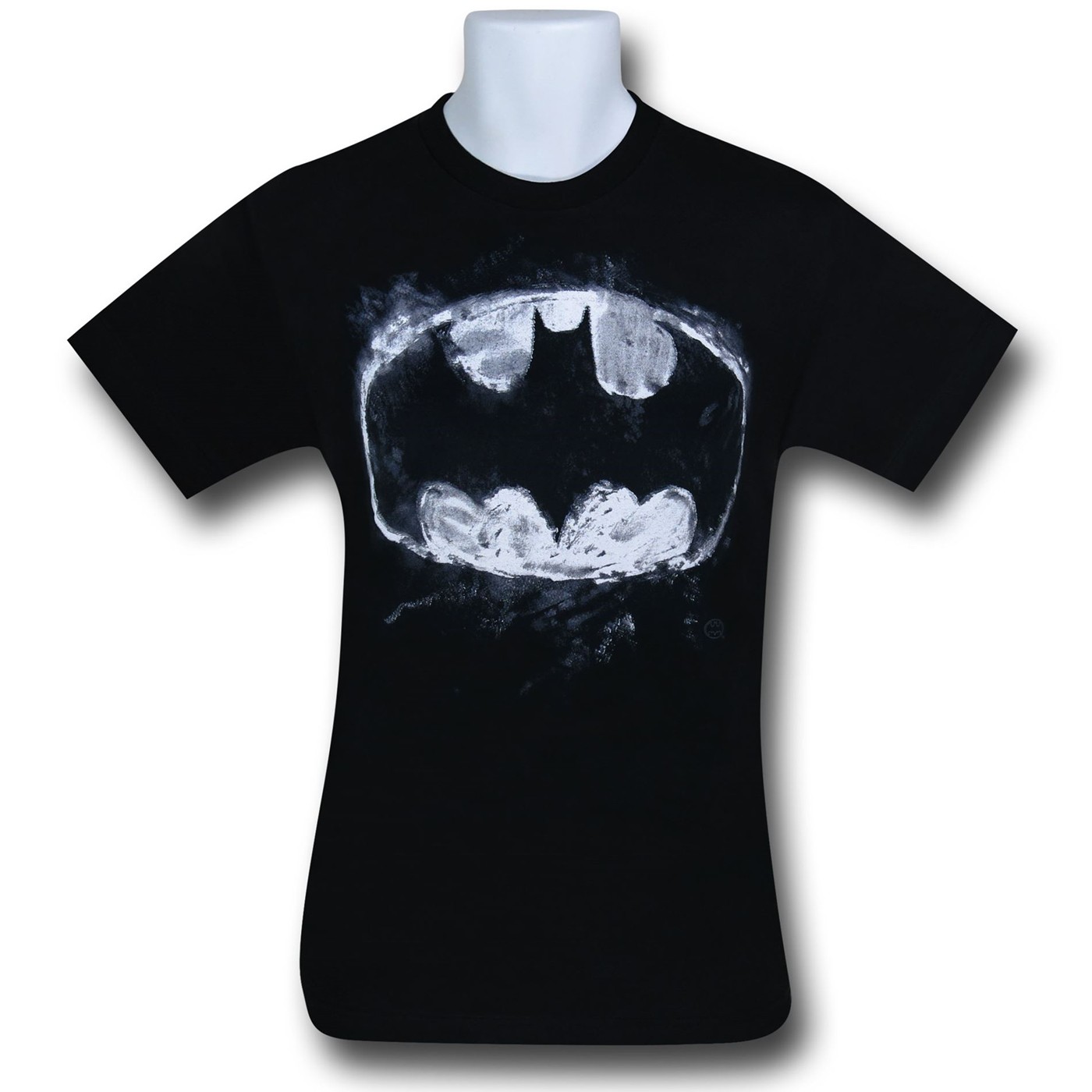 Batman Chalk Symbol T-Shirt, Black