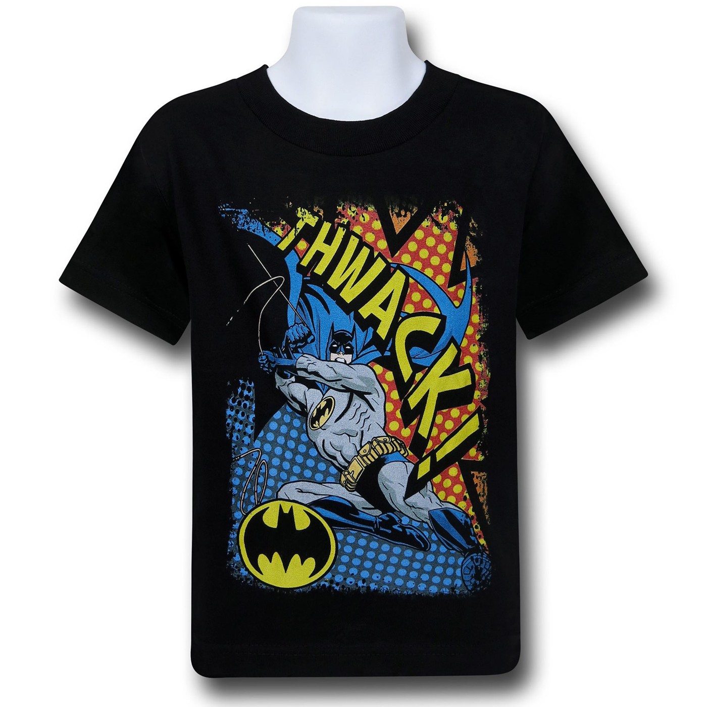Batman Thwack Kids T-Shirt, Black