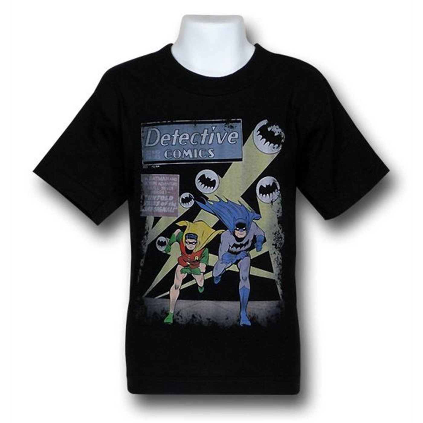 Batman Dynamic Duo Kids T-Shirt, Black