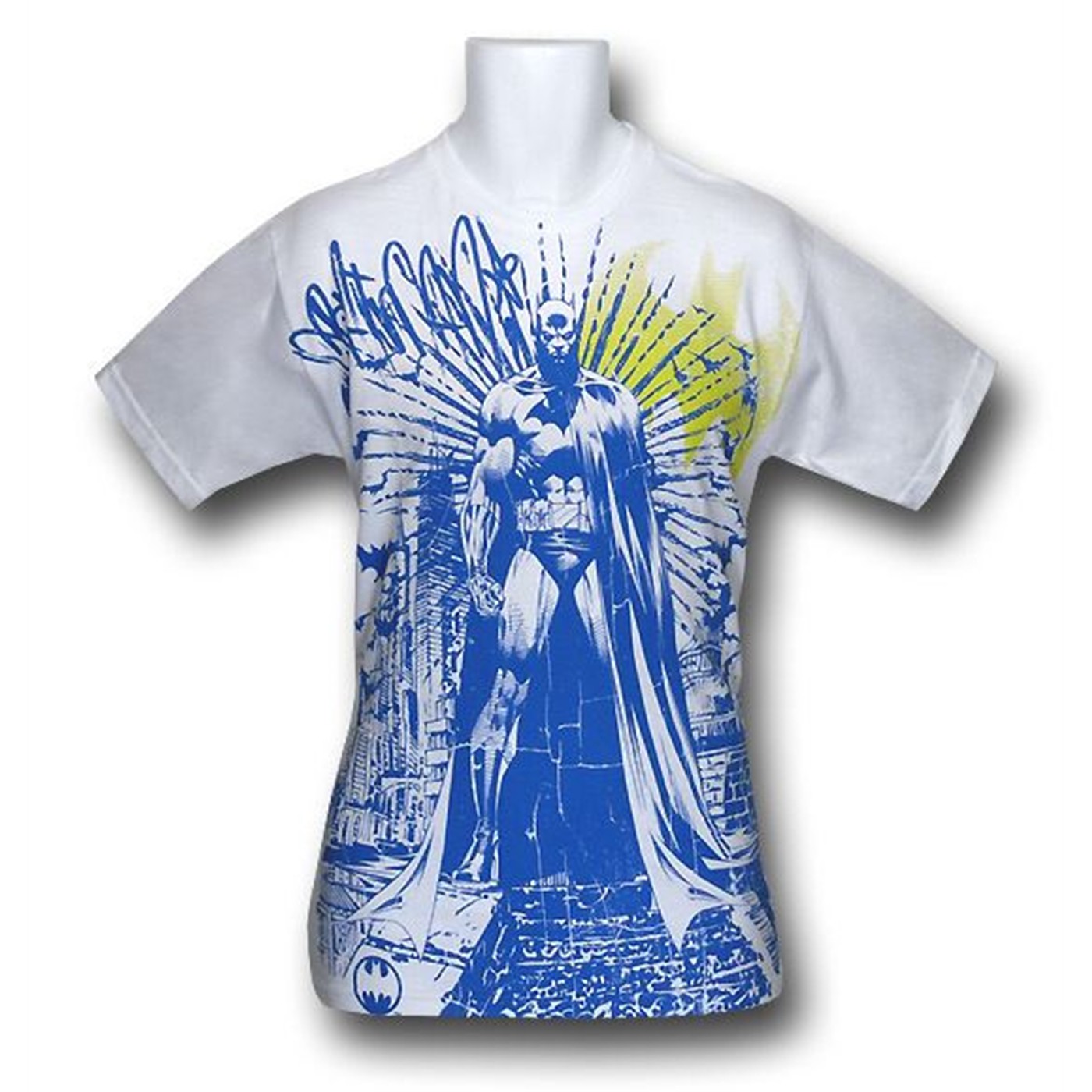 Batman Avenge White 30 Single T-Shirt, White