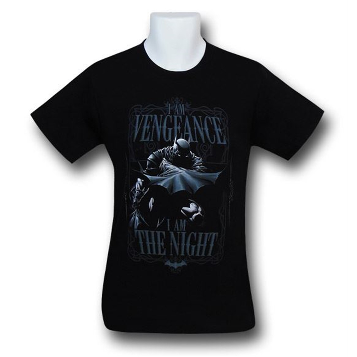 Batman Vengeance Night Black T-Shirt, Black