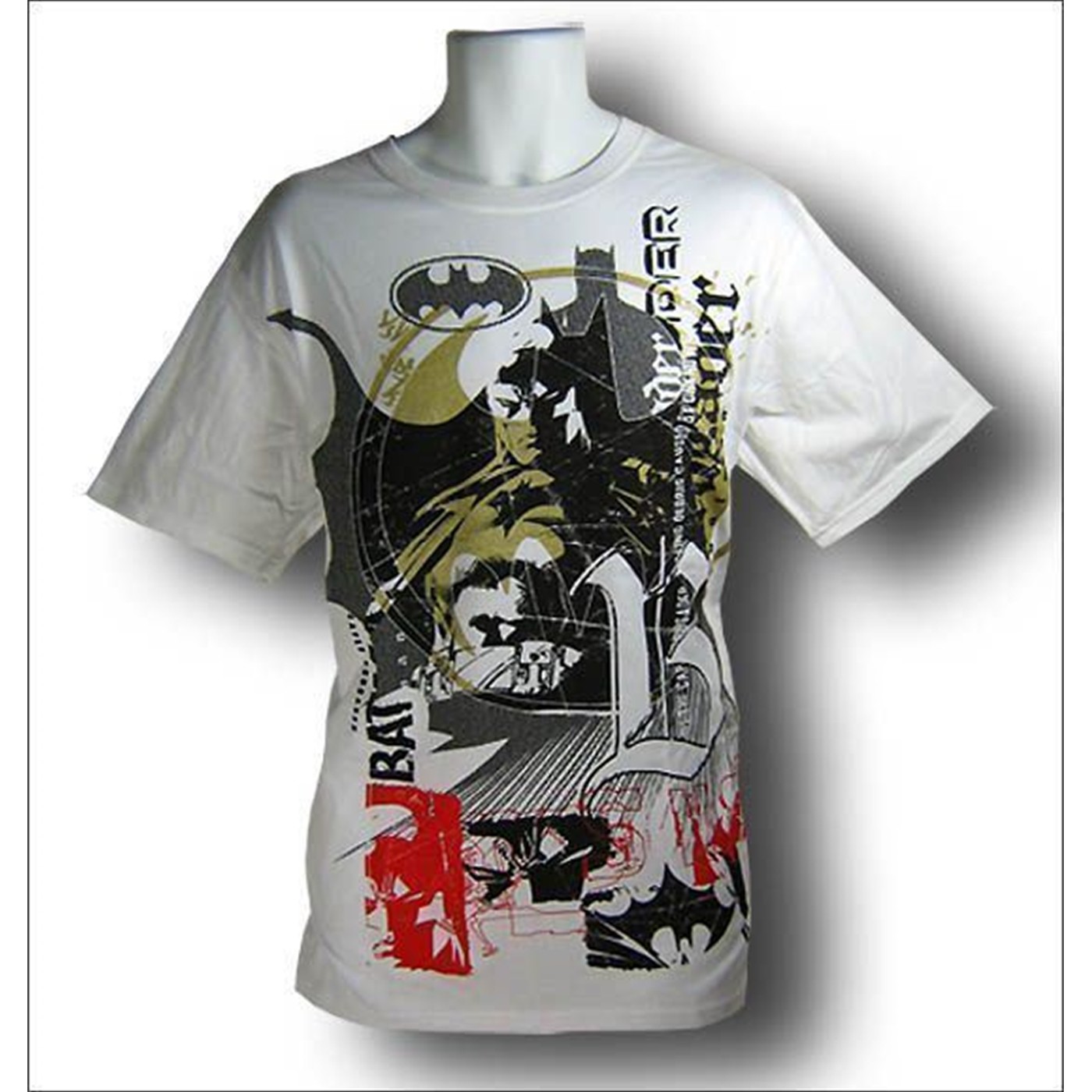 Batman Urban Scene Lot 29 T-Shirt, White