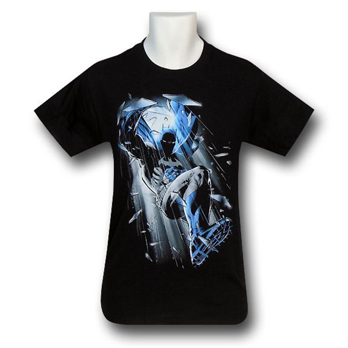 Batman Big Foot Window Crash T-Shirt, Black