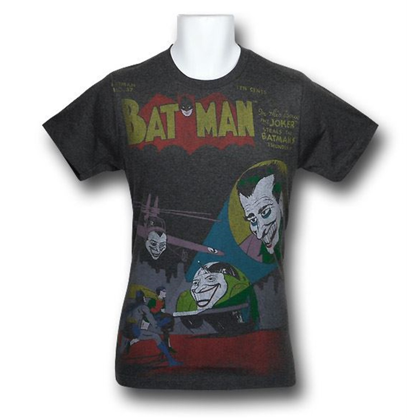 Batman Wrong Signal 30 Single T-Shirt, Grey