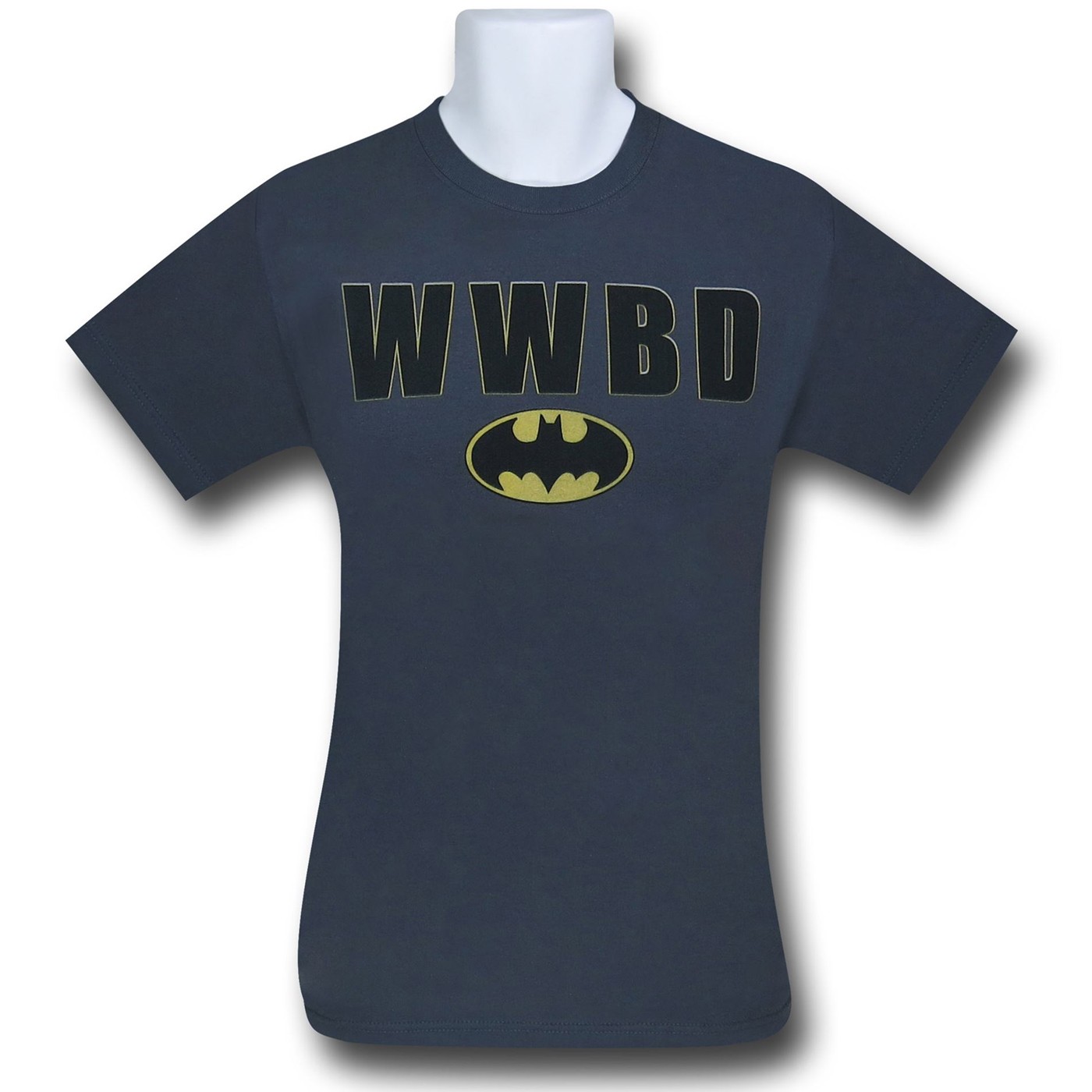 Batman T-Shirt WWBD What Would Batman Do, Grey