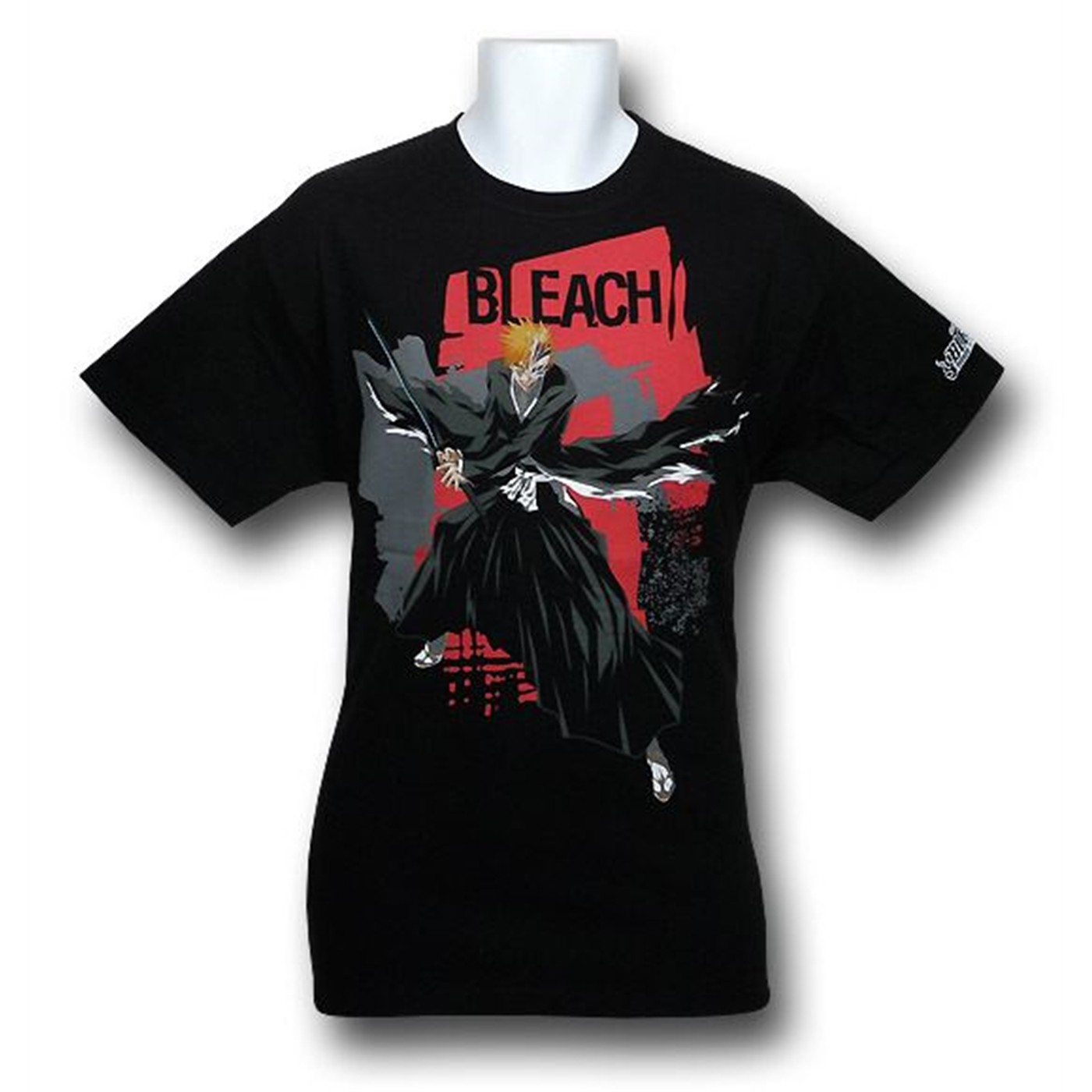 Bleach Ichigo Battle Stance T-Shirt, Black