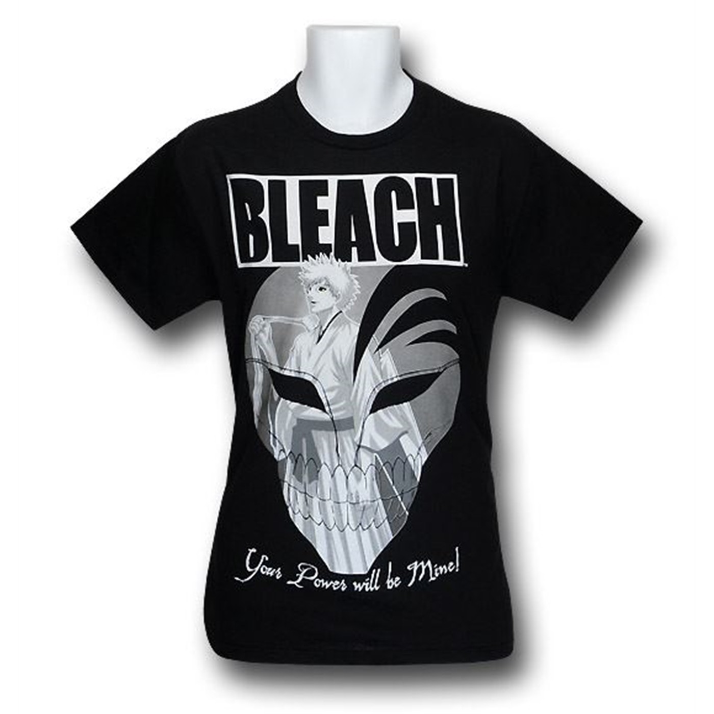 Bleach Power Will Be Mine T-Shirt, Black