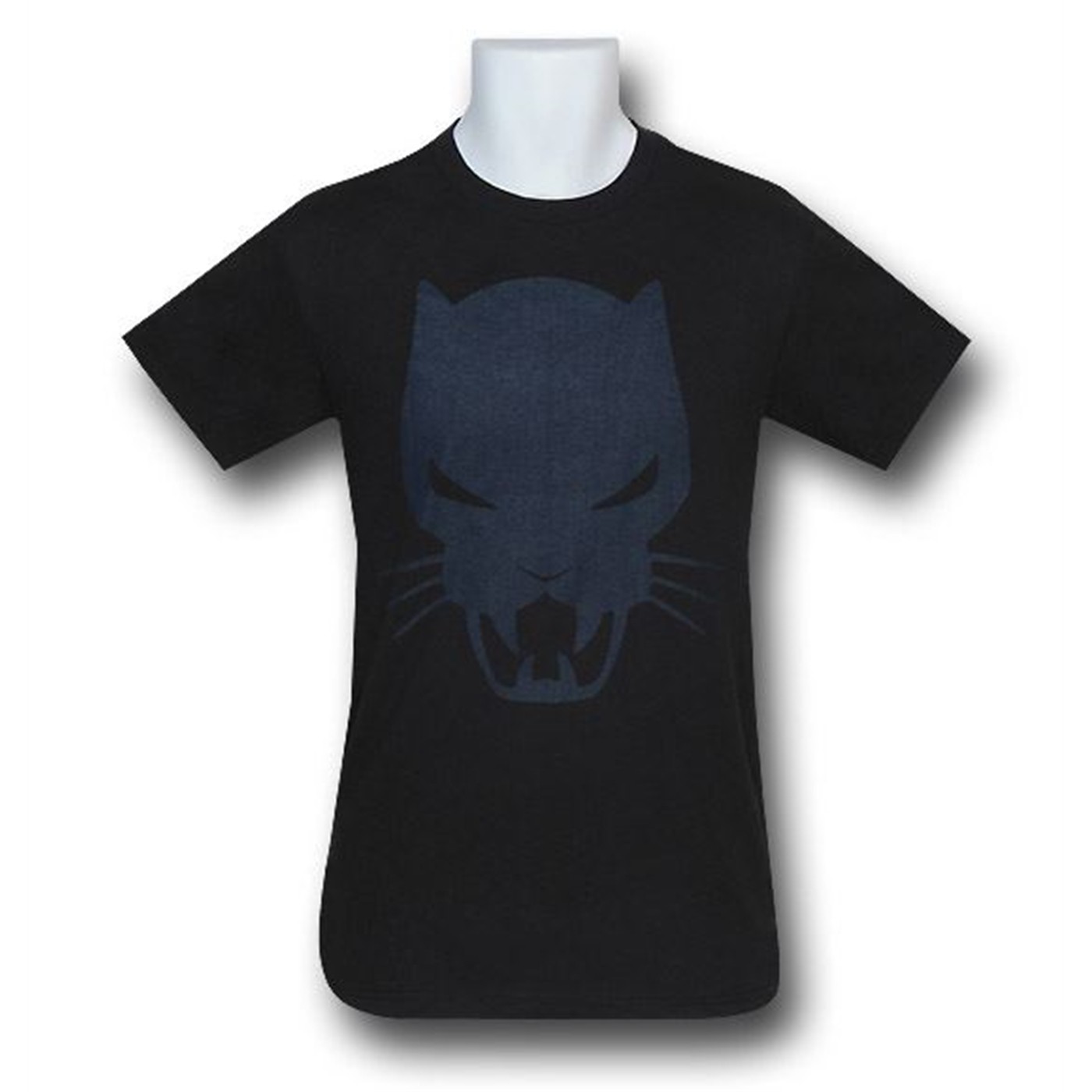 Black Panther Symbol Tone On Tone T-Shirt, Black