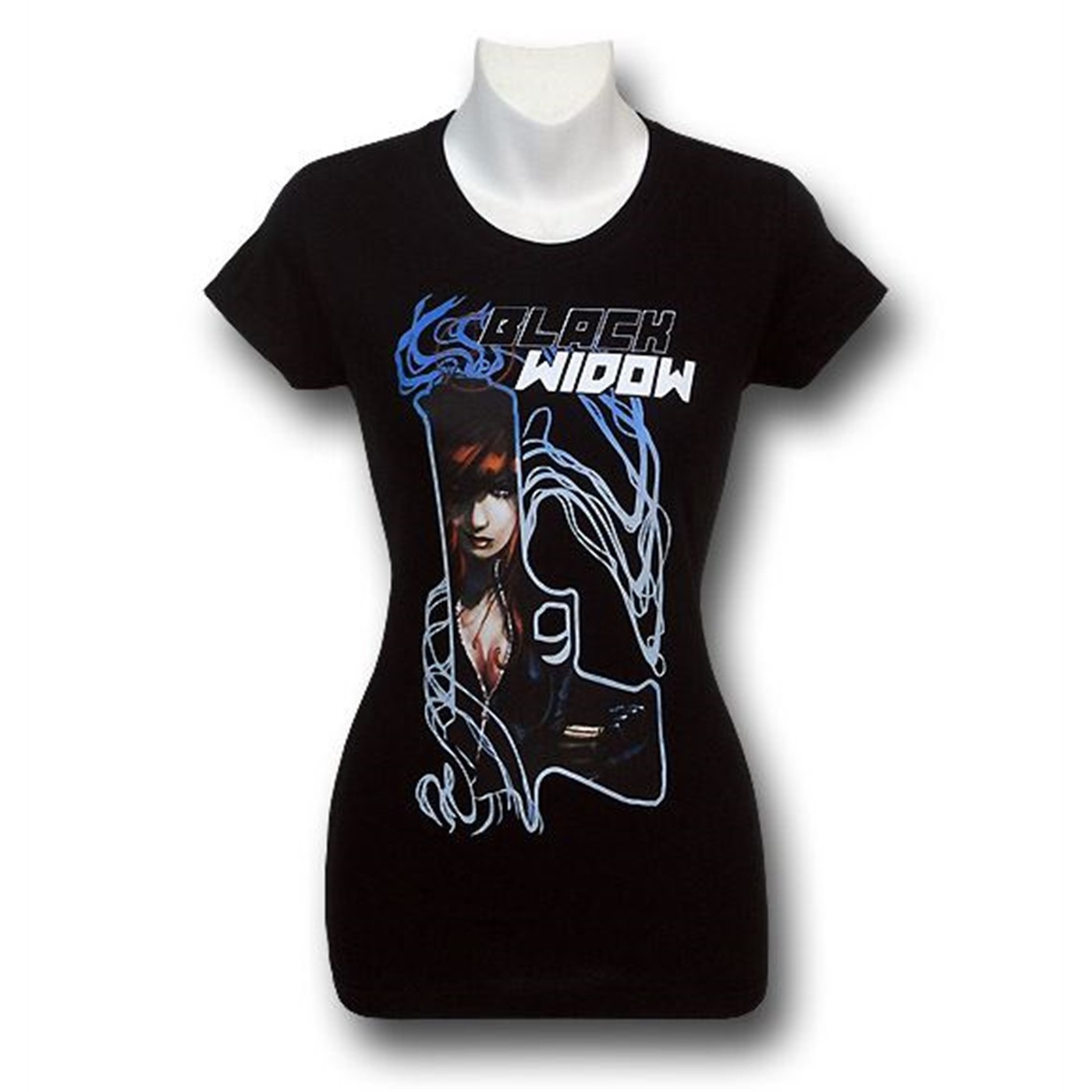Black Widow Gun Women's T-Shirt, Black