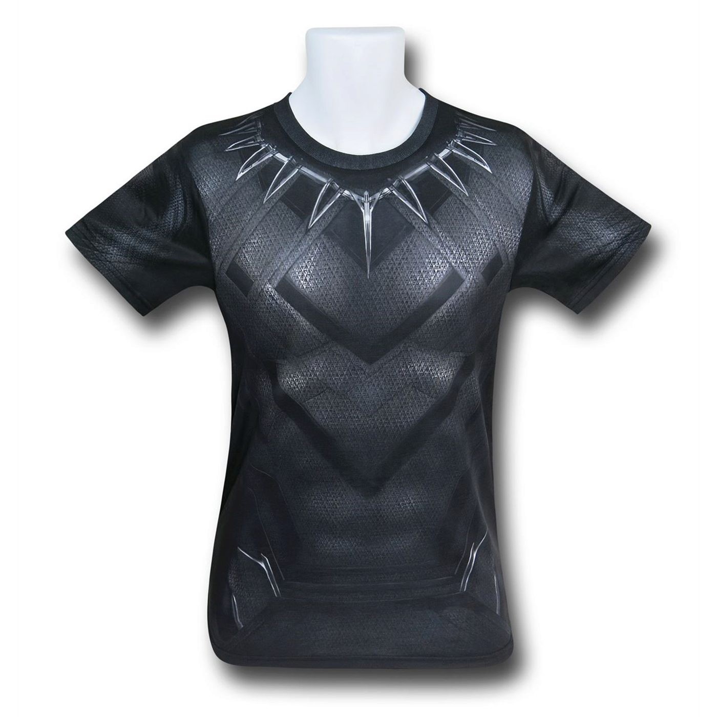 Black Panther Civil War Sublimated Costume T-Shirt, Black