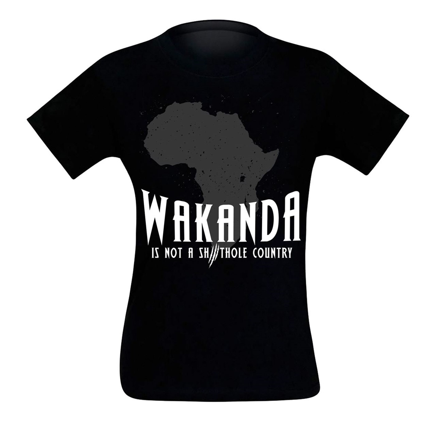 Wakanda Is NOT a Shithole Country Men's T-Shirt Pre-Order, Black