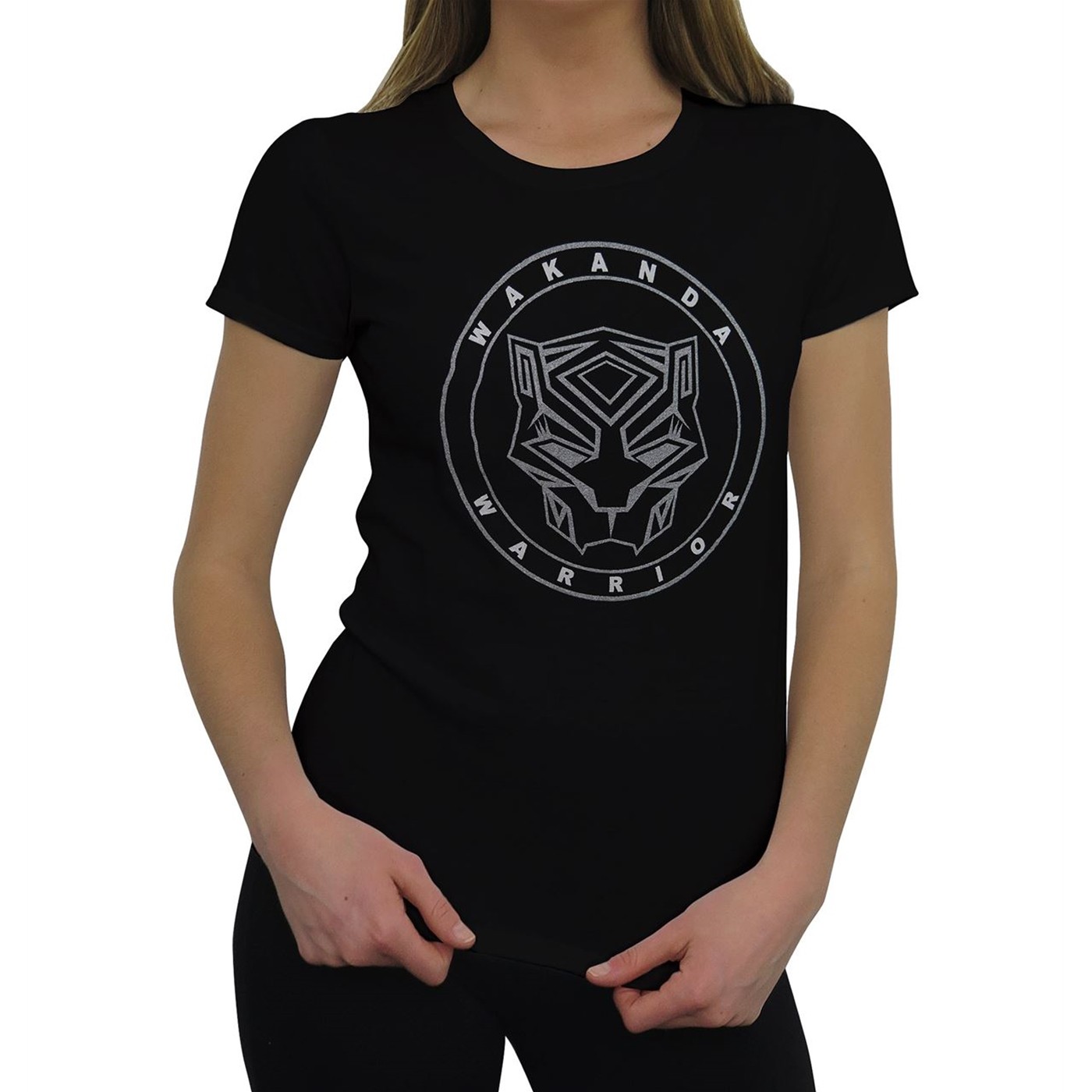 Black Panther Movie Wakanda Warrior Women's T-Shirt, Black