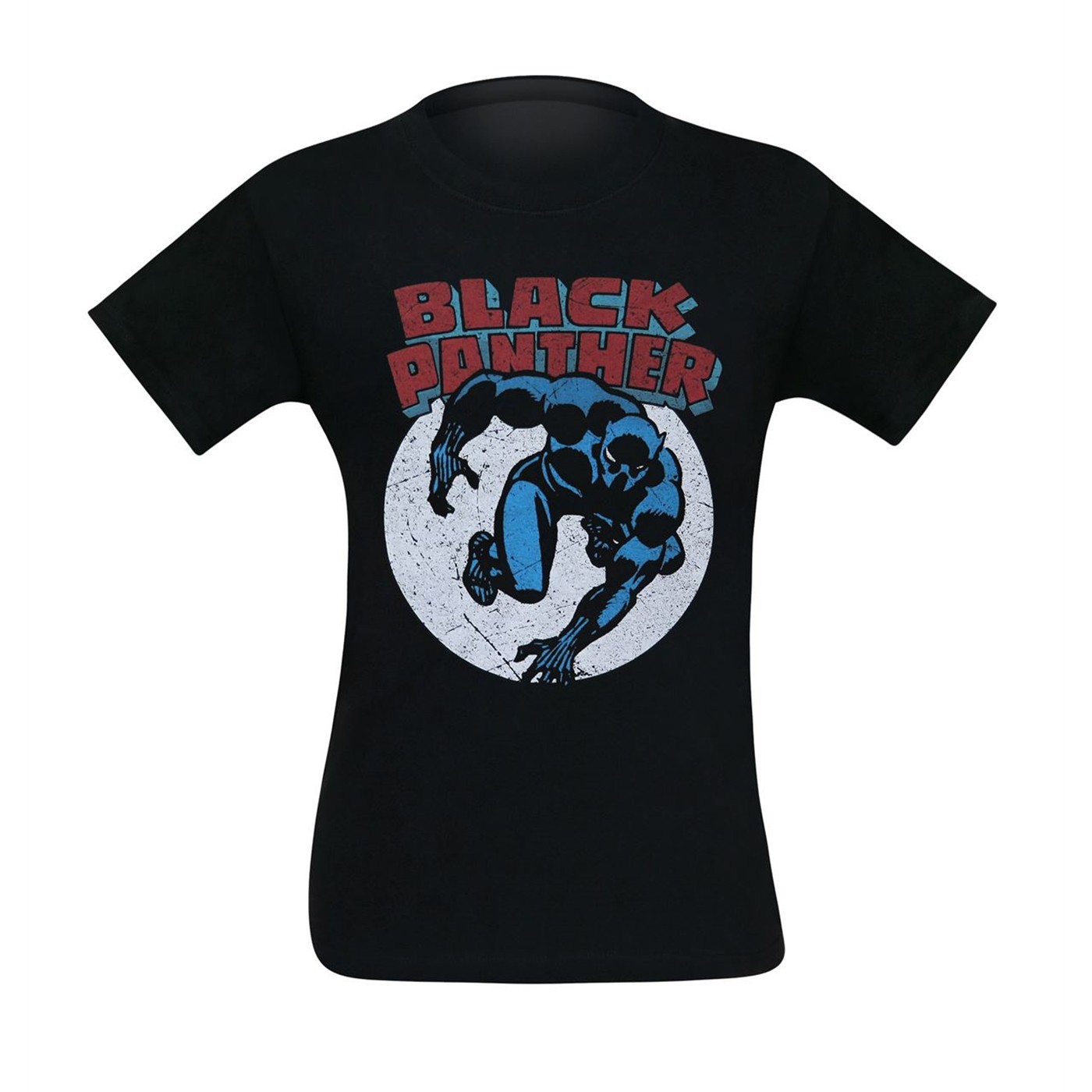 Black Panther Strikes Men's T-Shirt, Black