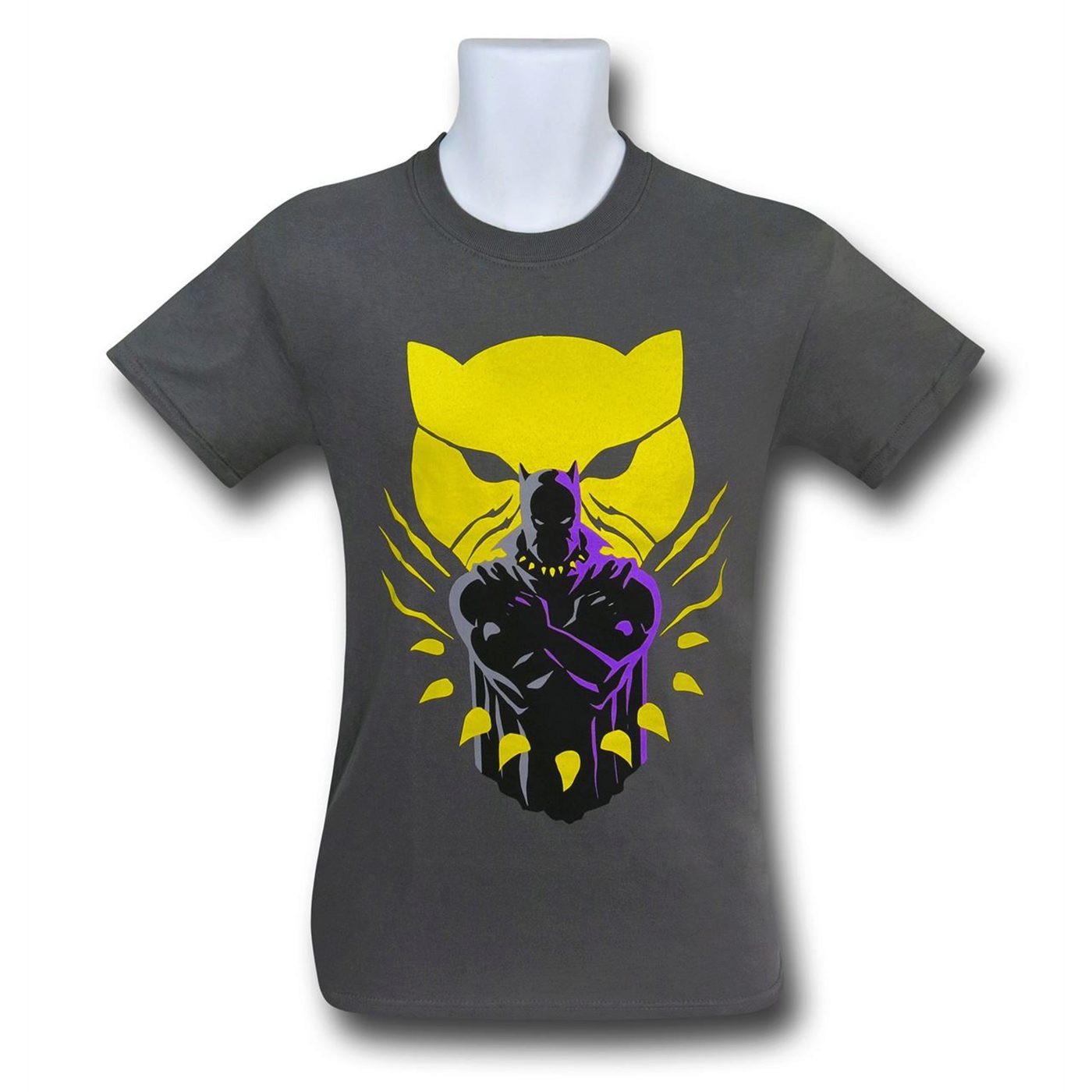 Black Panther Wakandan Strong Men's T-Shirts, Black